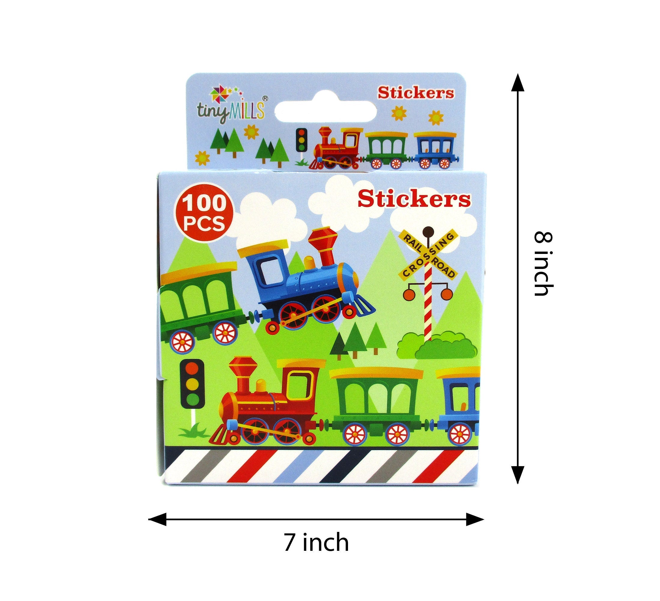 Train Stickers 100 Stickers/dispenser, Pack Of 1, 6 Or 12 Dispensers