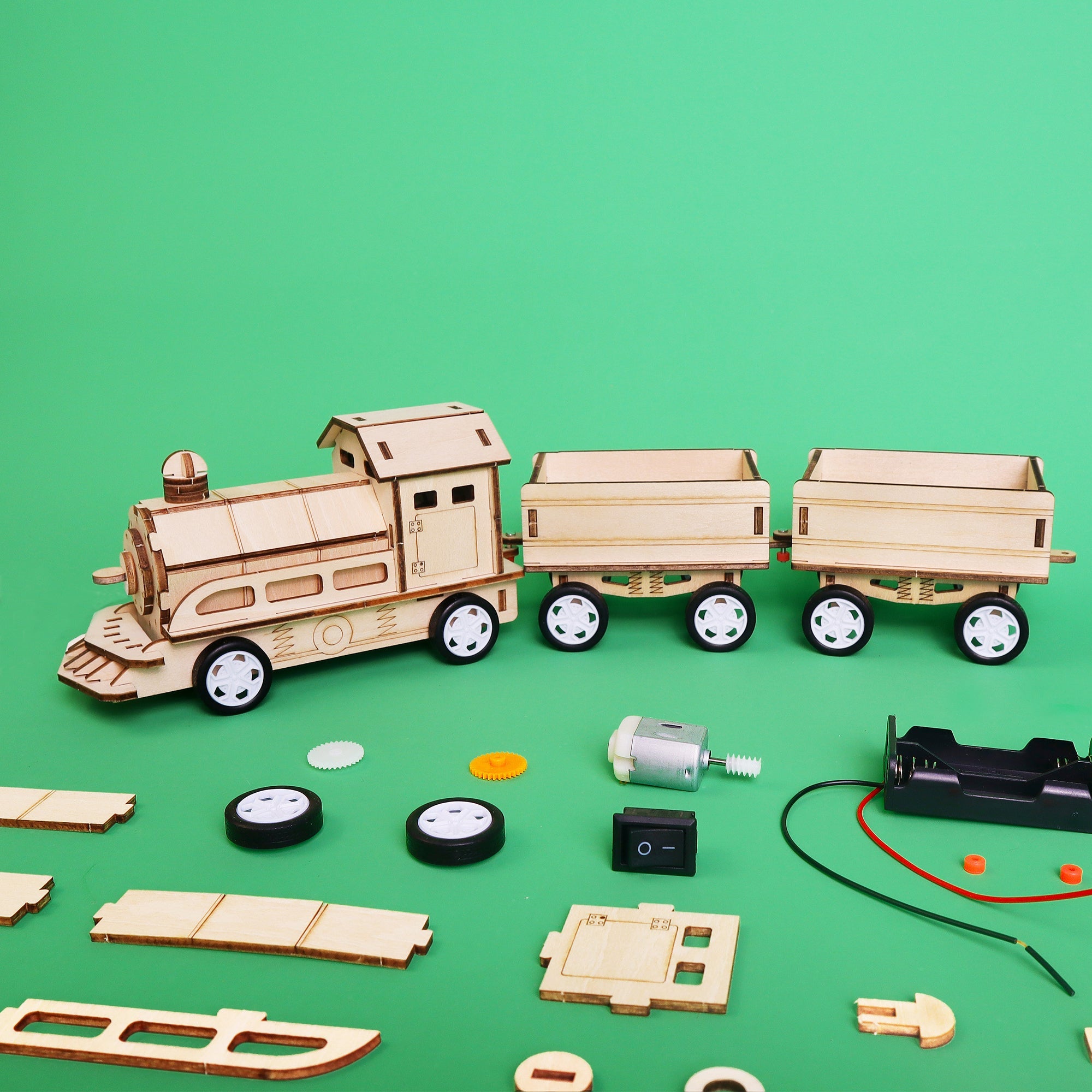 Train Diy Kit, Educational Stem Toy