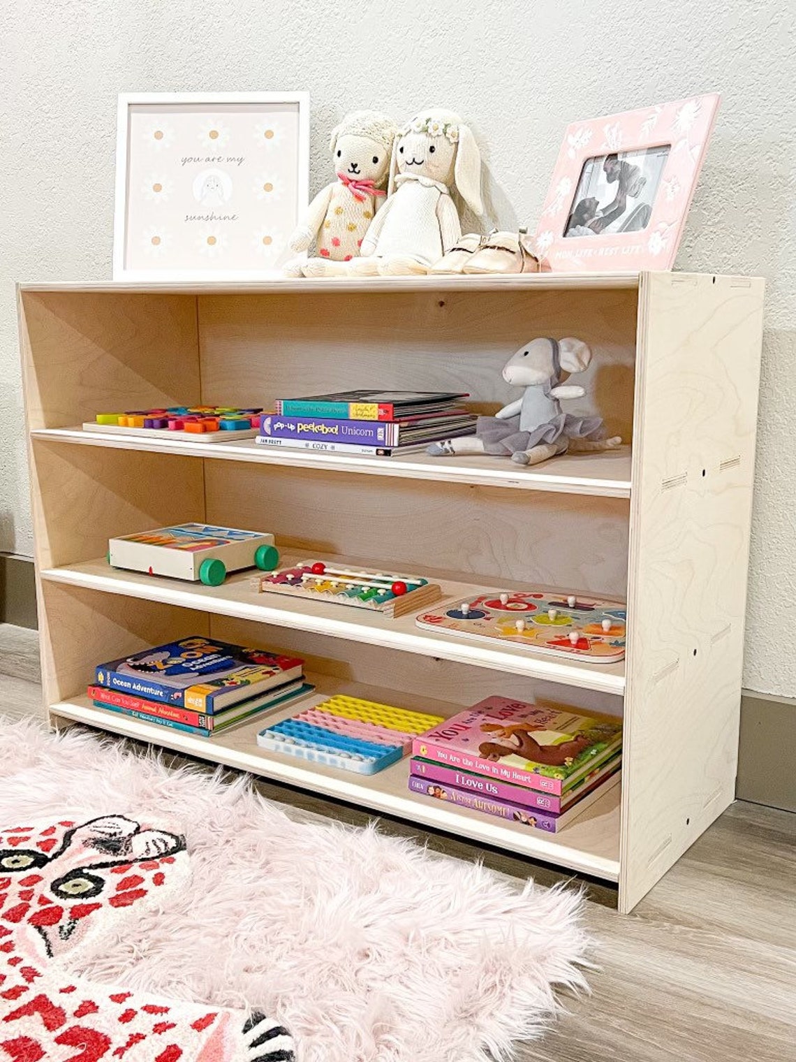 Violet- Toy Shelf