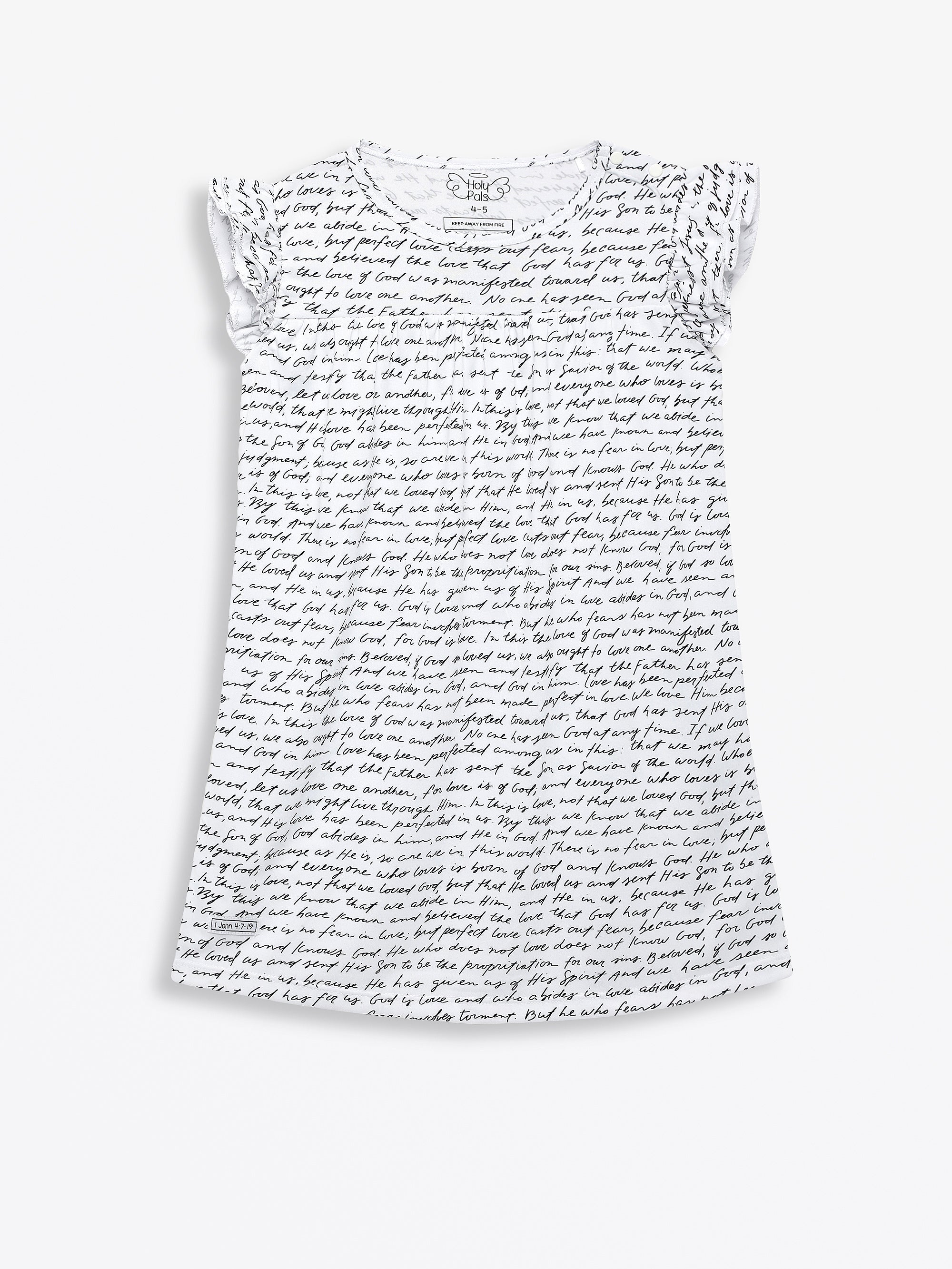 Love One Another Pj Girls Nightgown Polyester