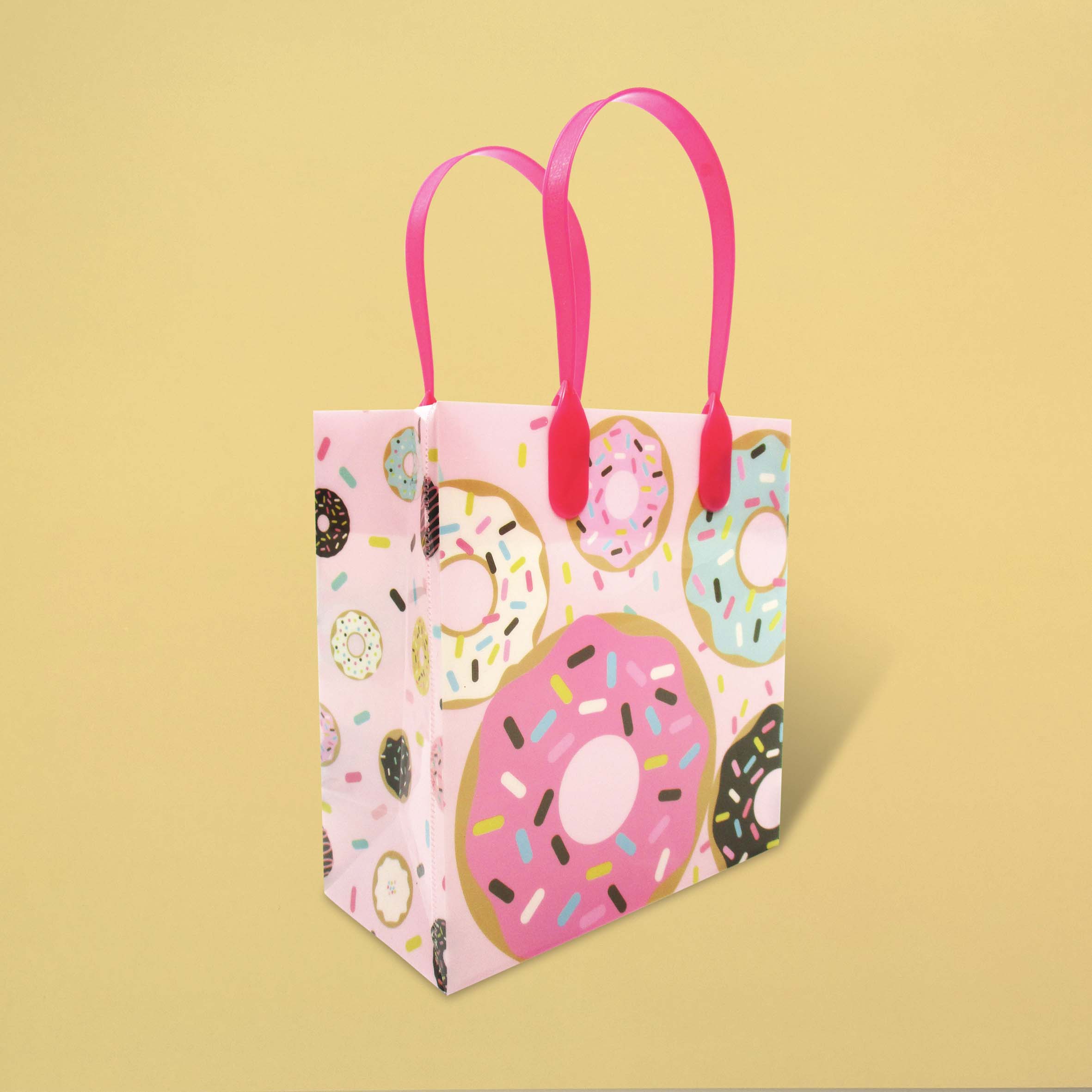 Donuts Party Favor Bags Treat Bags - Set Of 6 Or 12