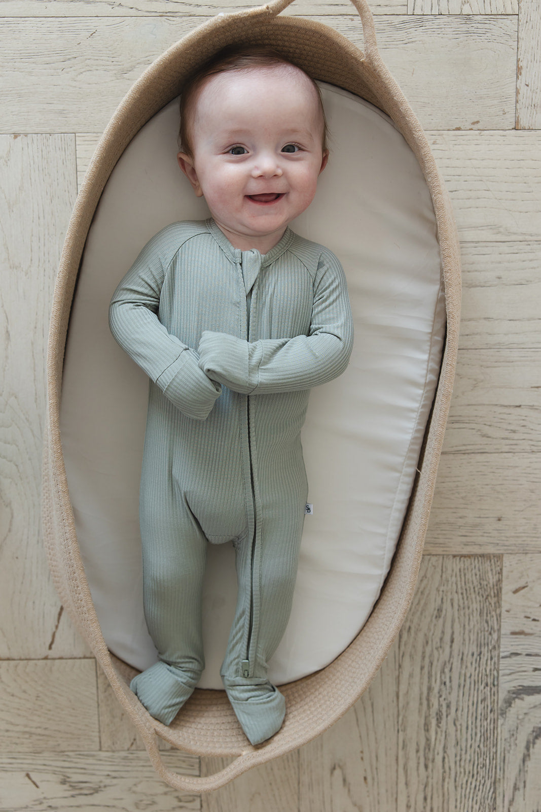 Sage (ribbed) - Zippy