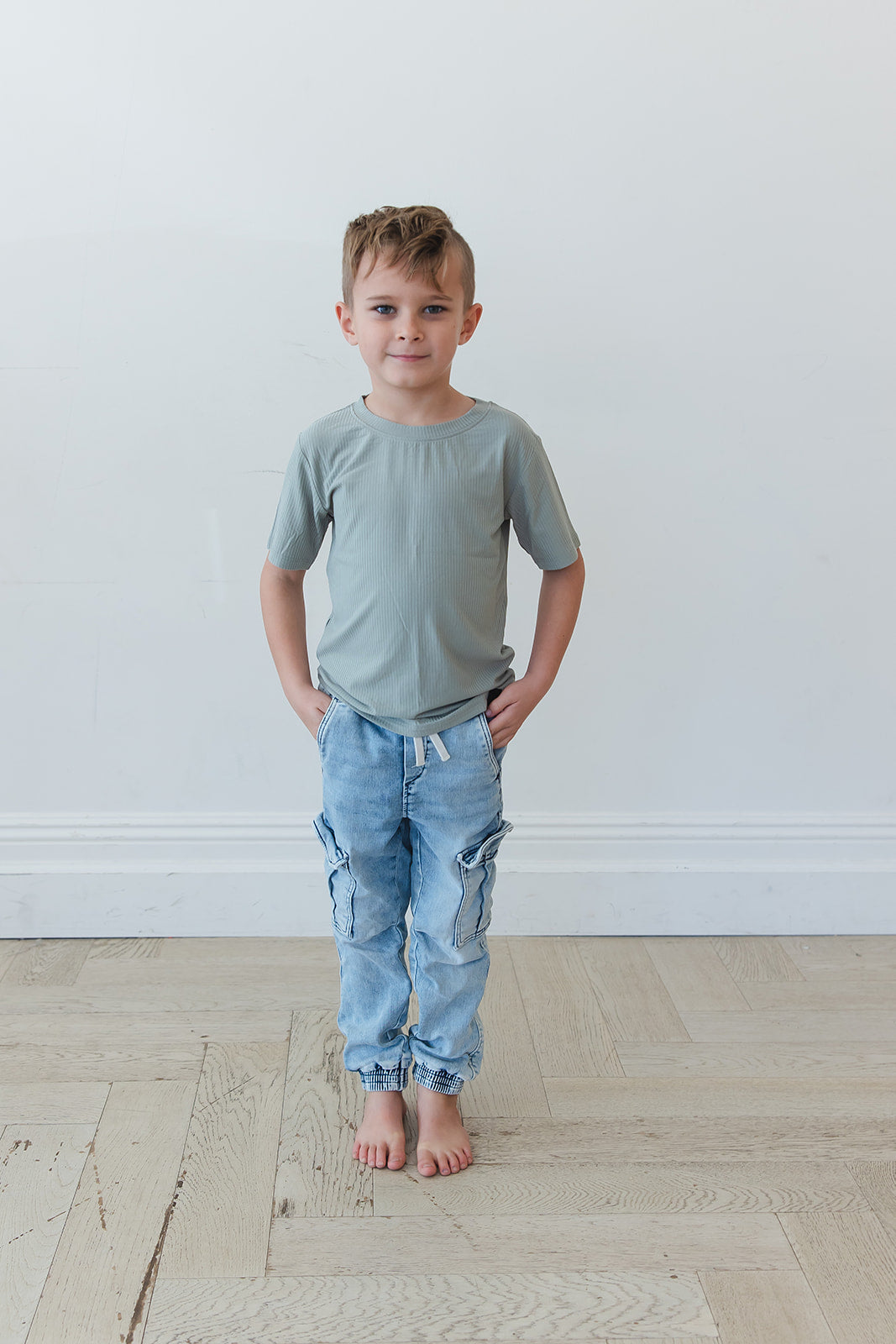 Sage (ribbed) - Everyday Tee