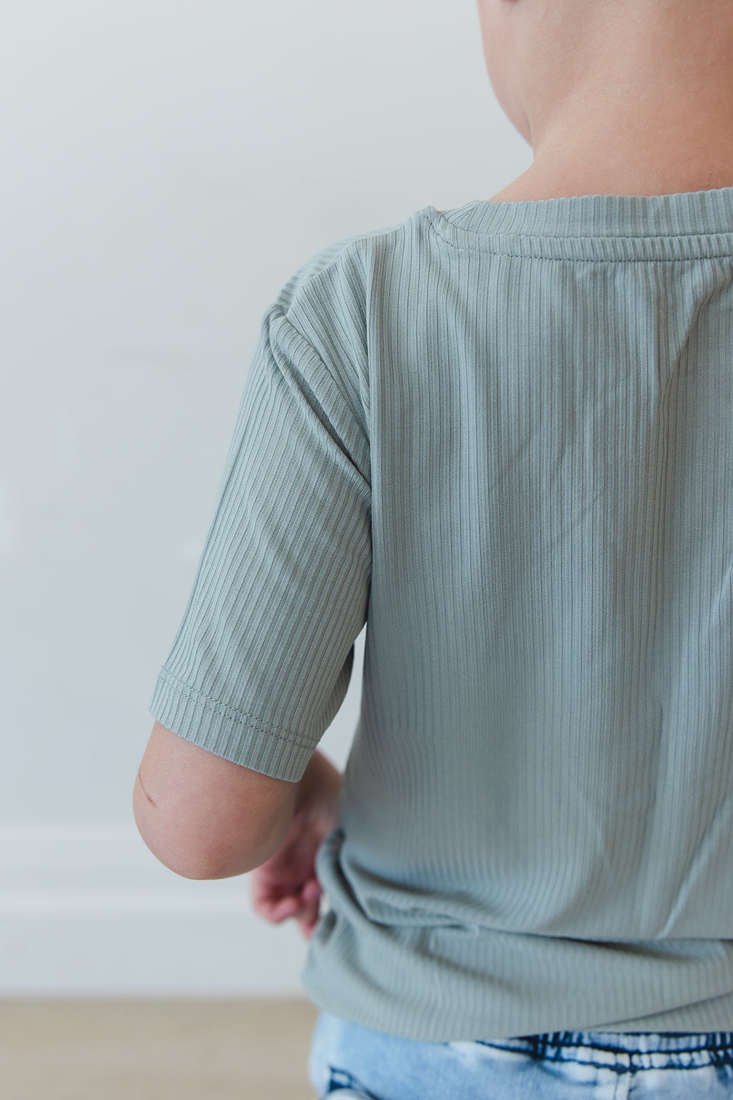 Sage (ribbed) - Everyday Tee