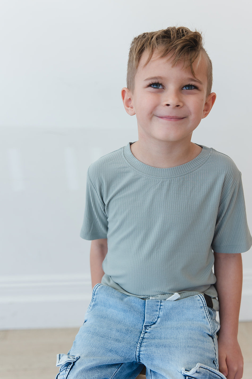 Sage (ribbed) - Everyday Tee