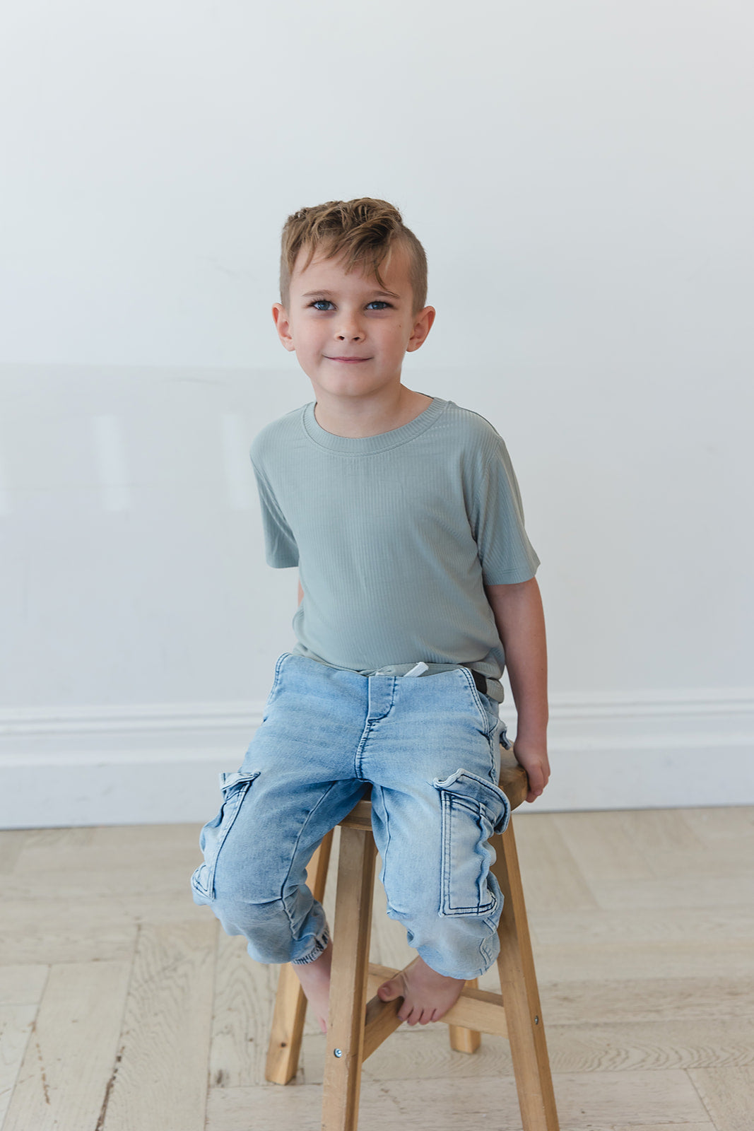 Sage (ribbed) - Everyday Tee