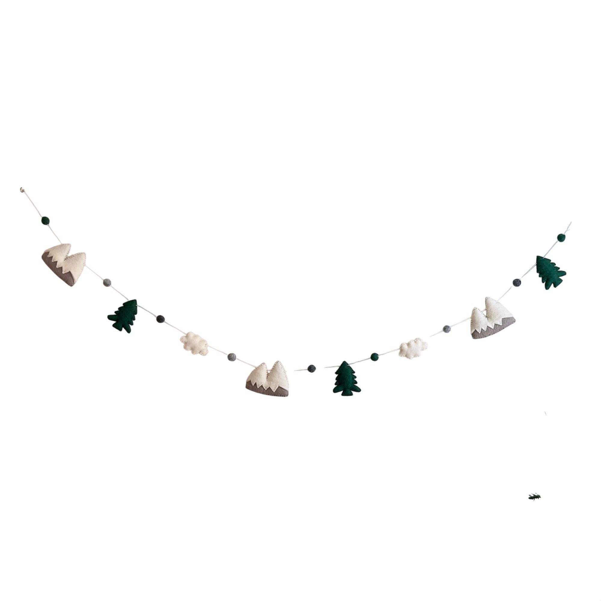Felt Mountain & Cloud Garland