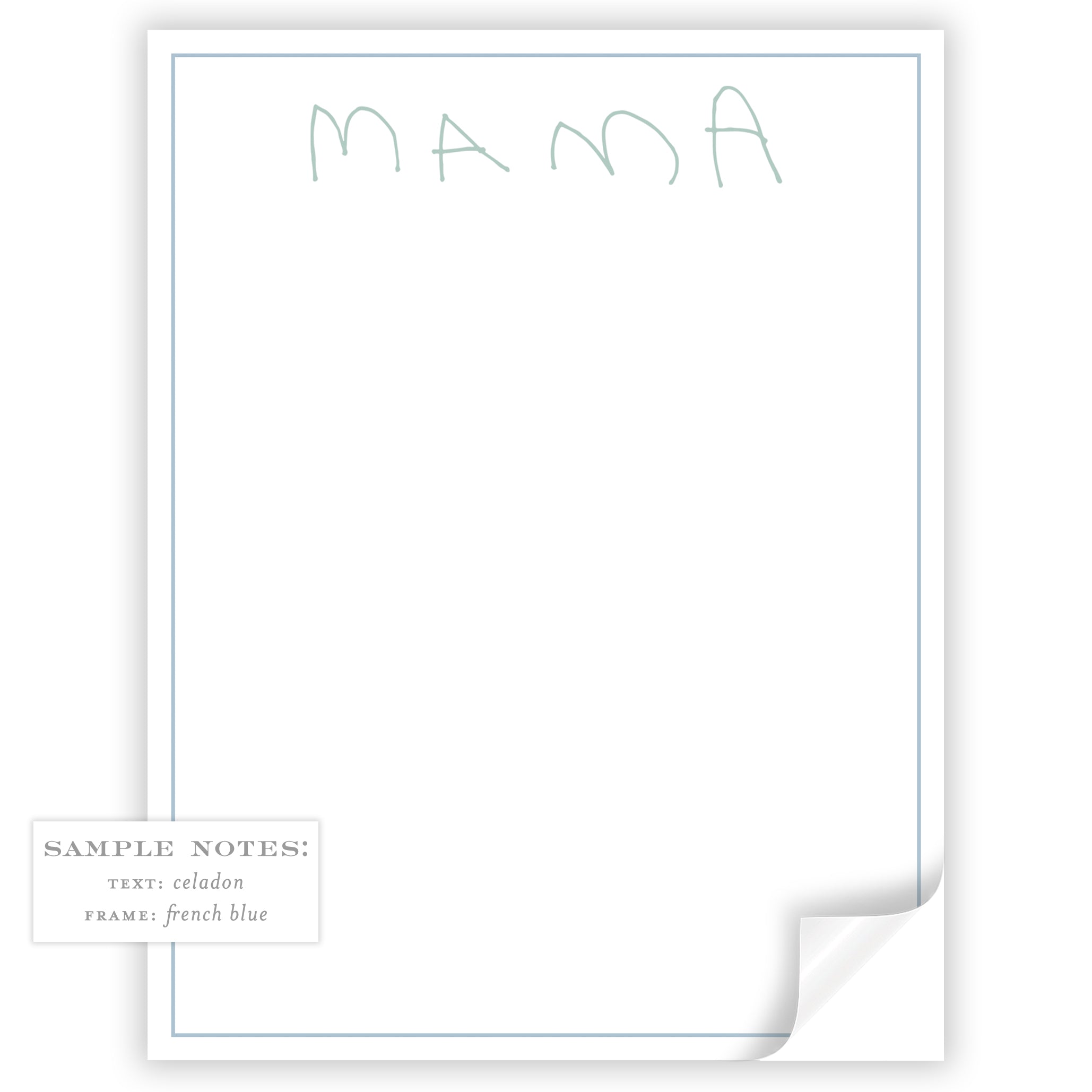Little Hands Thin Frame Notepad