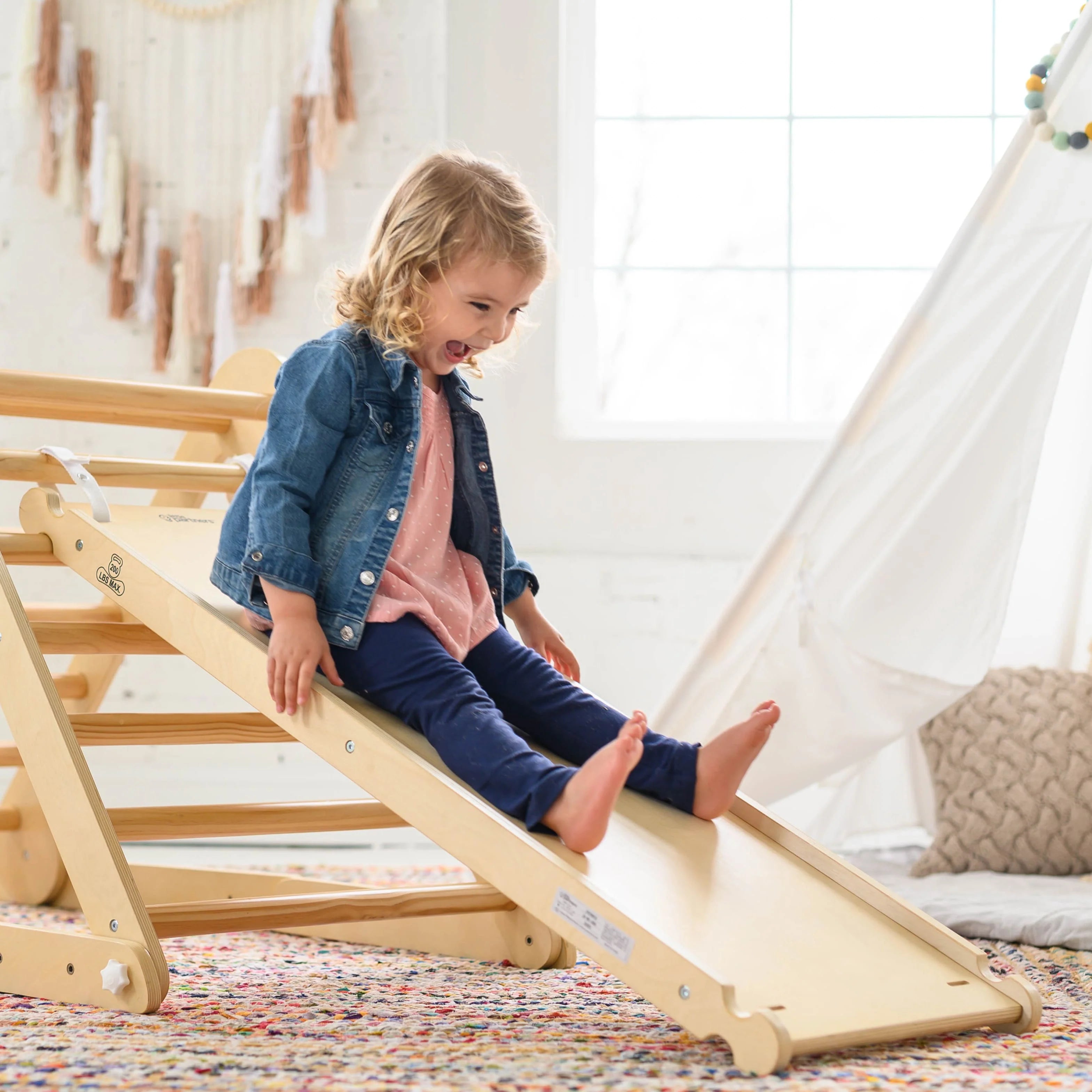 Little Parters 2-in-1 Climbing Ramp / Slide