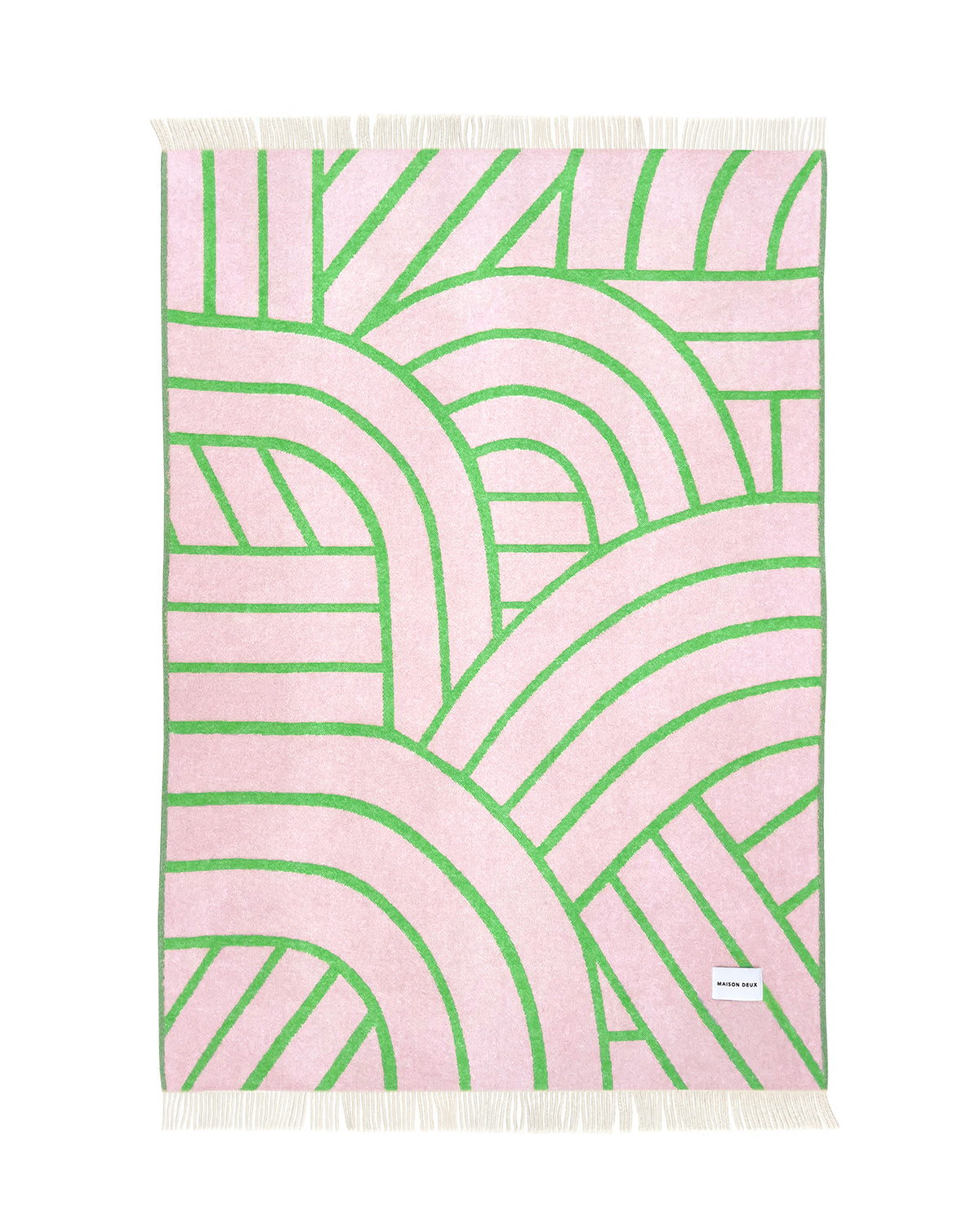 Blanket Lines Pink / Apple 4.25 X 6.5 Ft