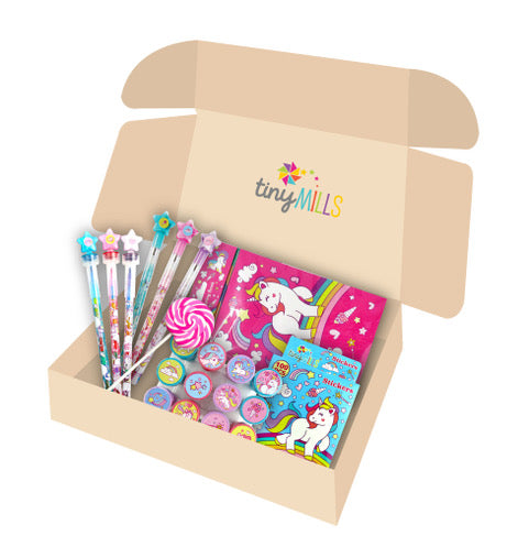Unicorn Stationery Birthday Party Gift Boxes For Kids