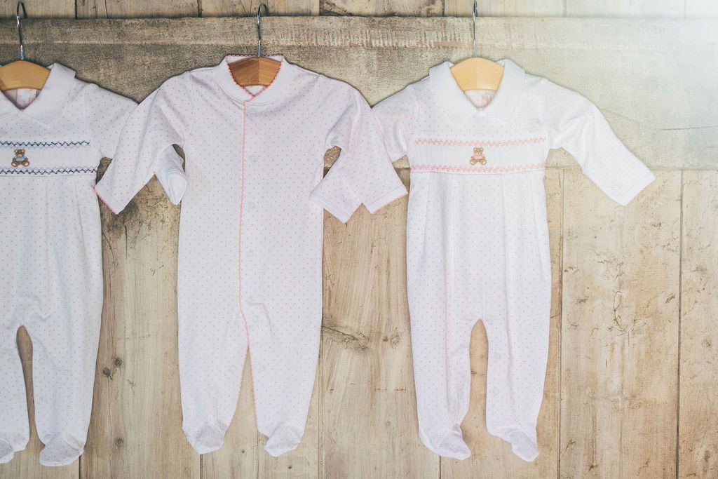 Pink Polka Dot Footie