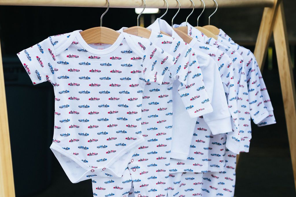 Red Cobra Car S/s Onesie