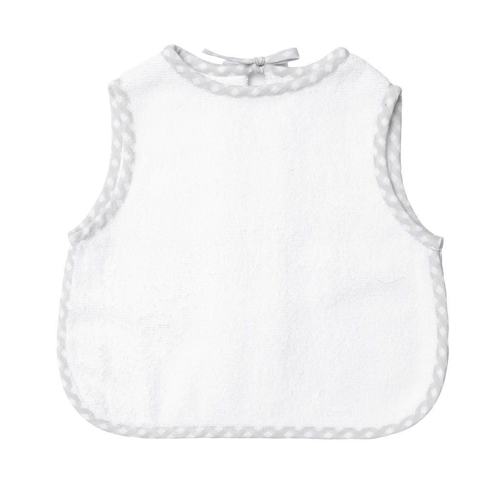 Apron Bib | Grey Gingham