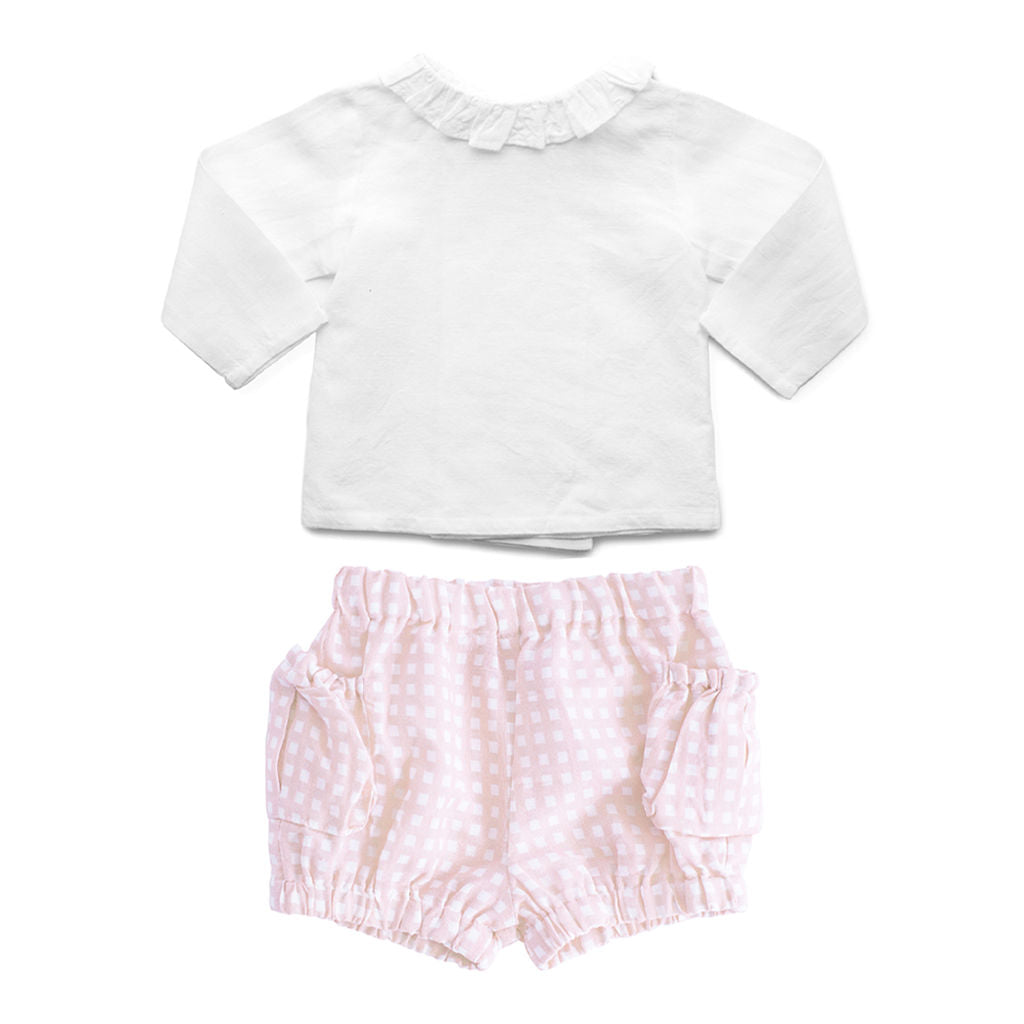 Short | Dusty Pink Gingham
