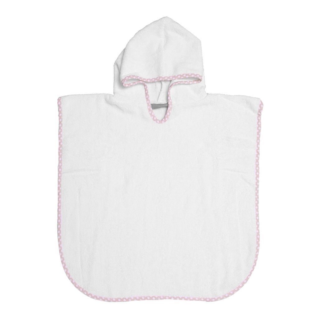 Terry Poncho | Dusty Pink Gingham