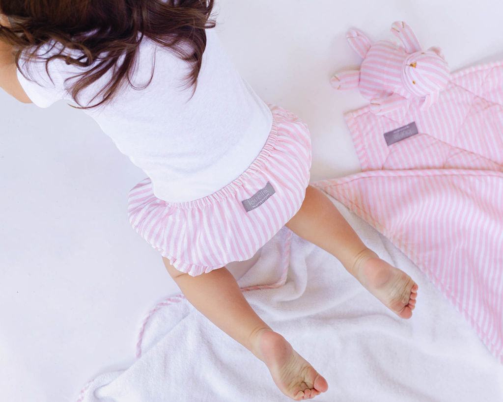 Bloomer | Palm Beach Pink Stripe Frill