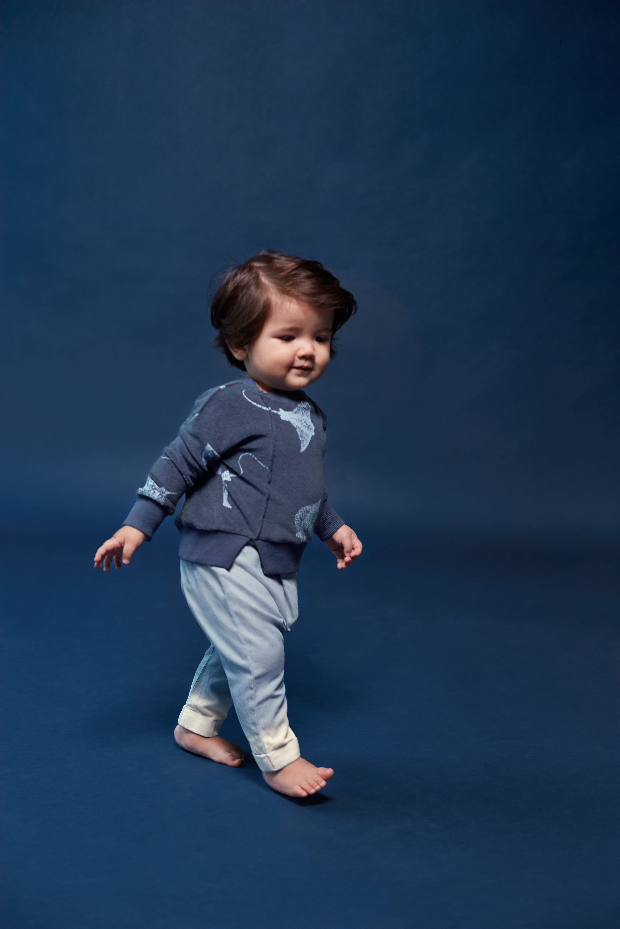 Baby Terry Sweatshirt | Navy