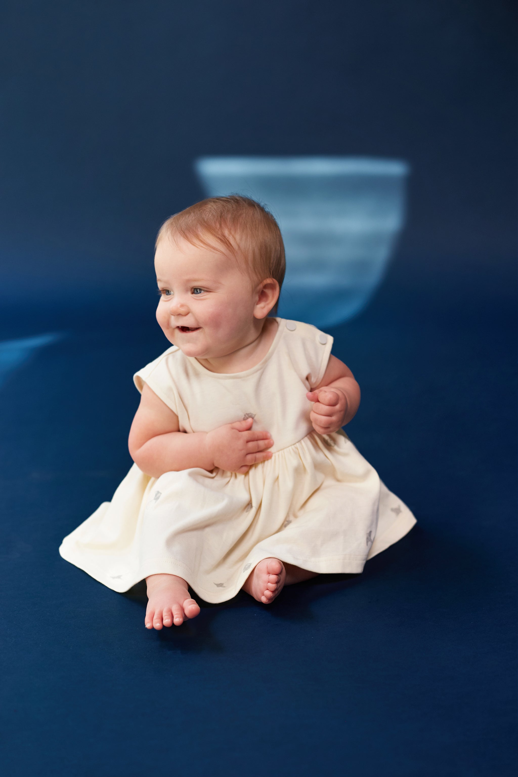 Baby Fit & Flare Dress | Cream