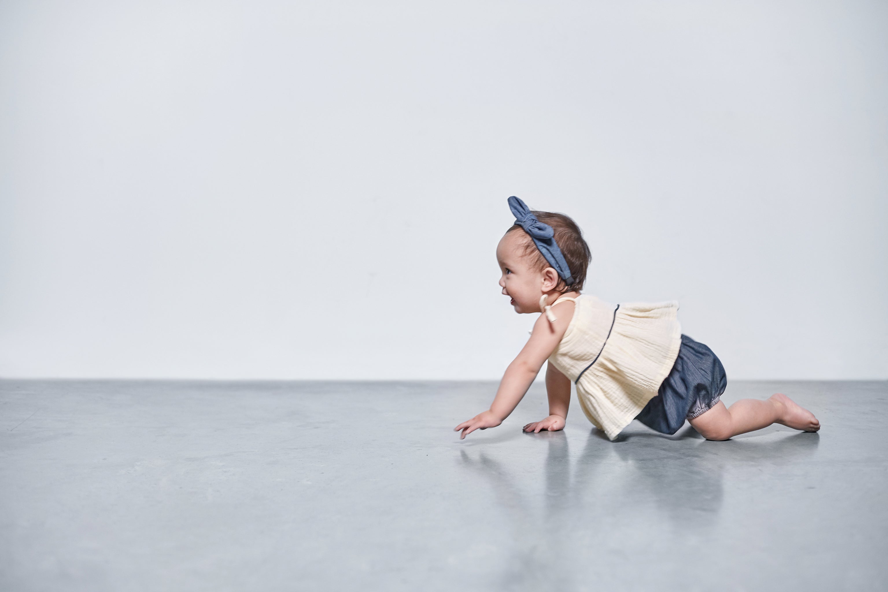 Baby Denim Bloomers | Light Blue