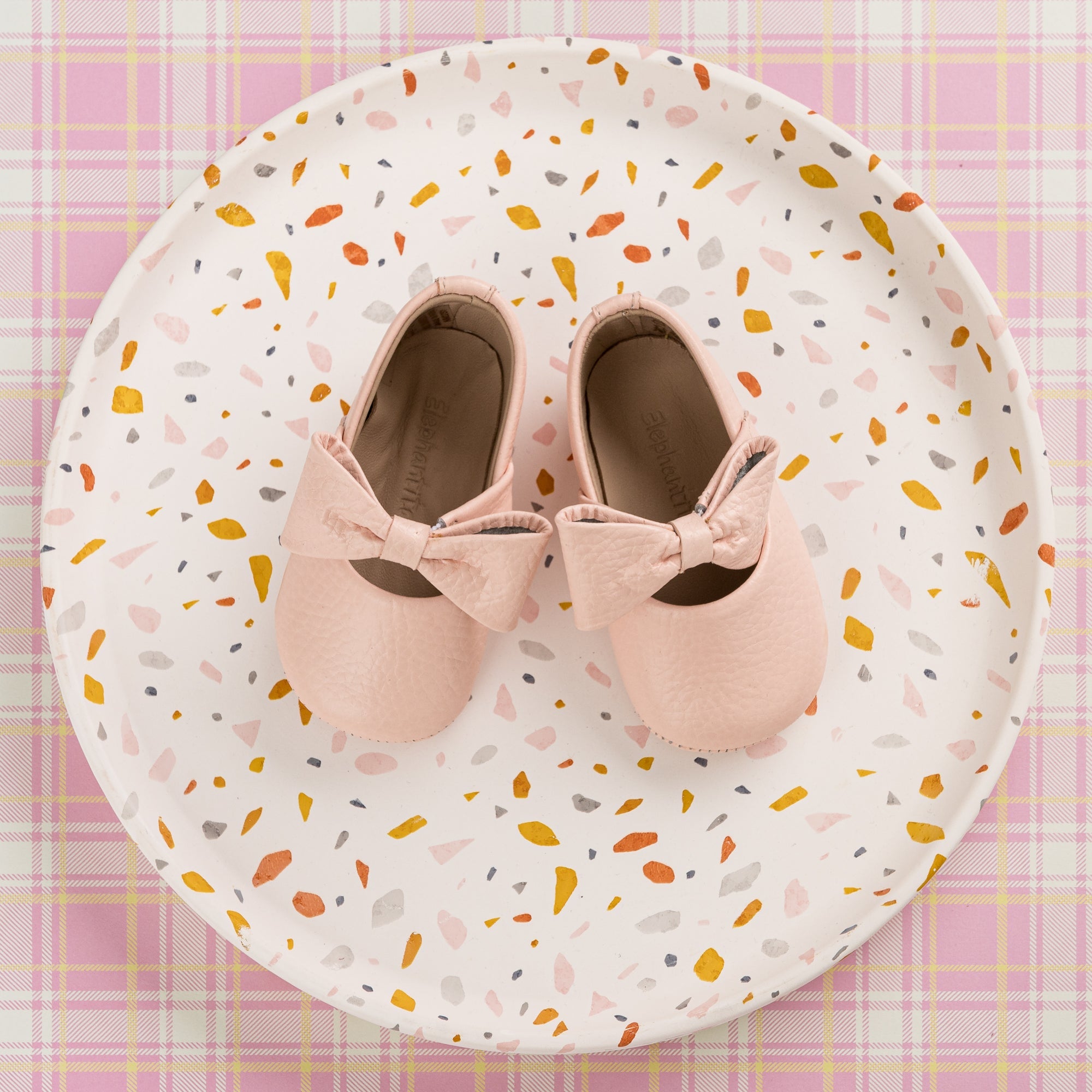 Baby Ballerina With Bow Pink