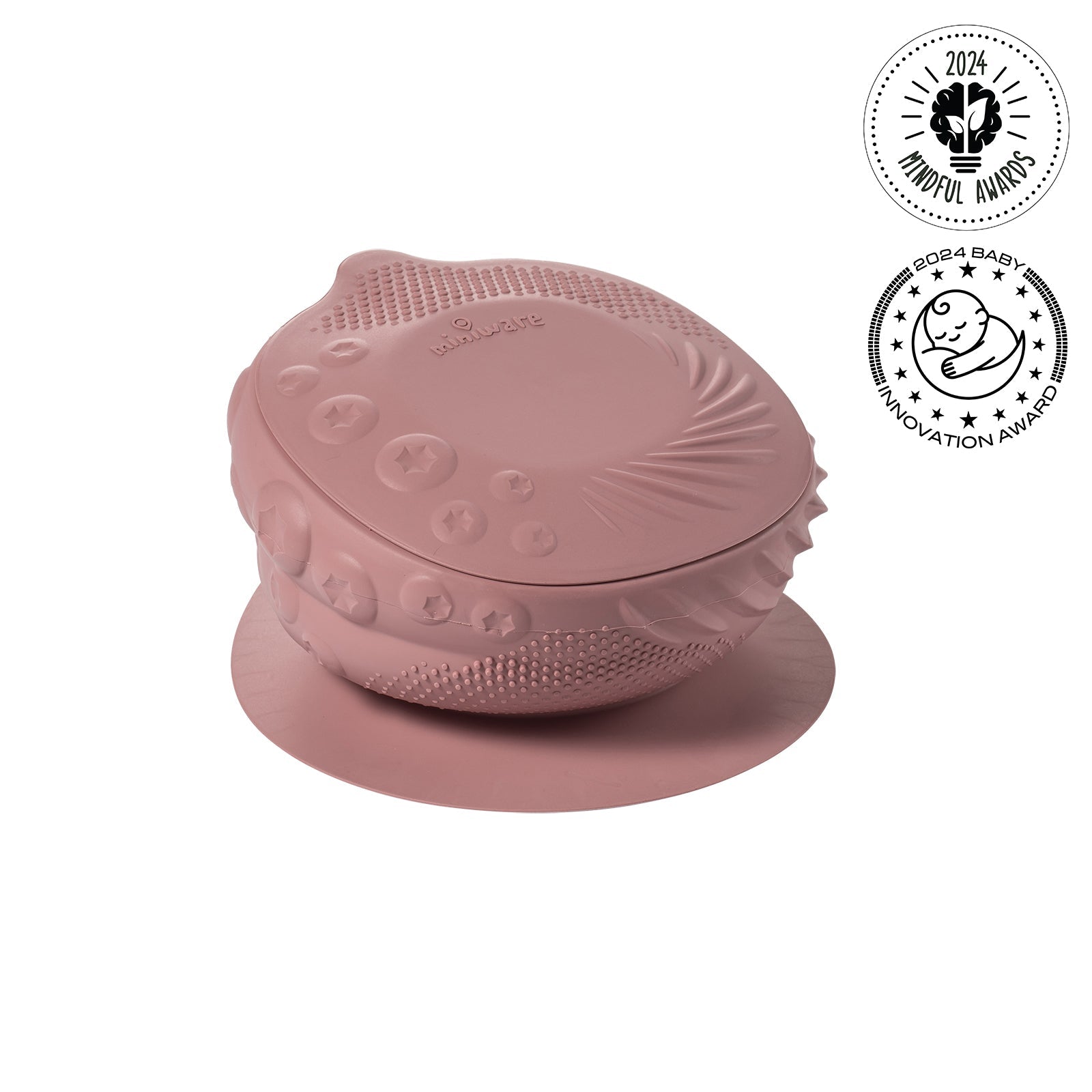 Sensory Baby Bowl - Raspberry