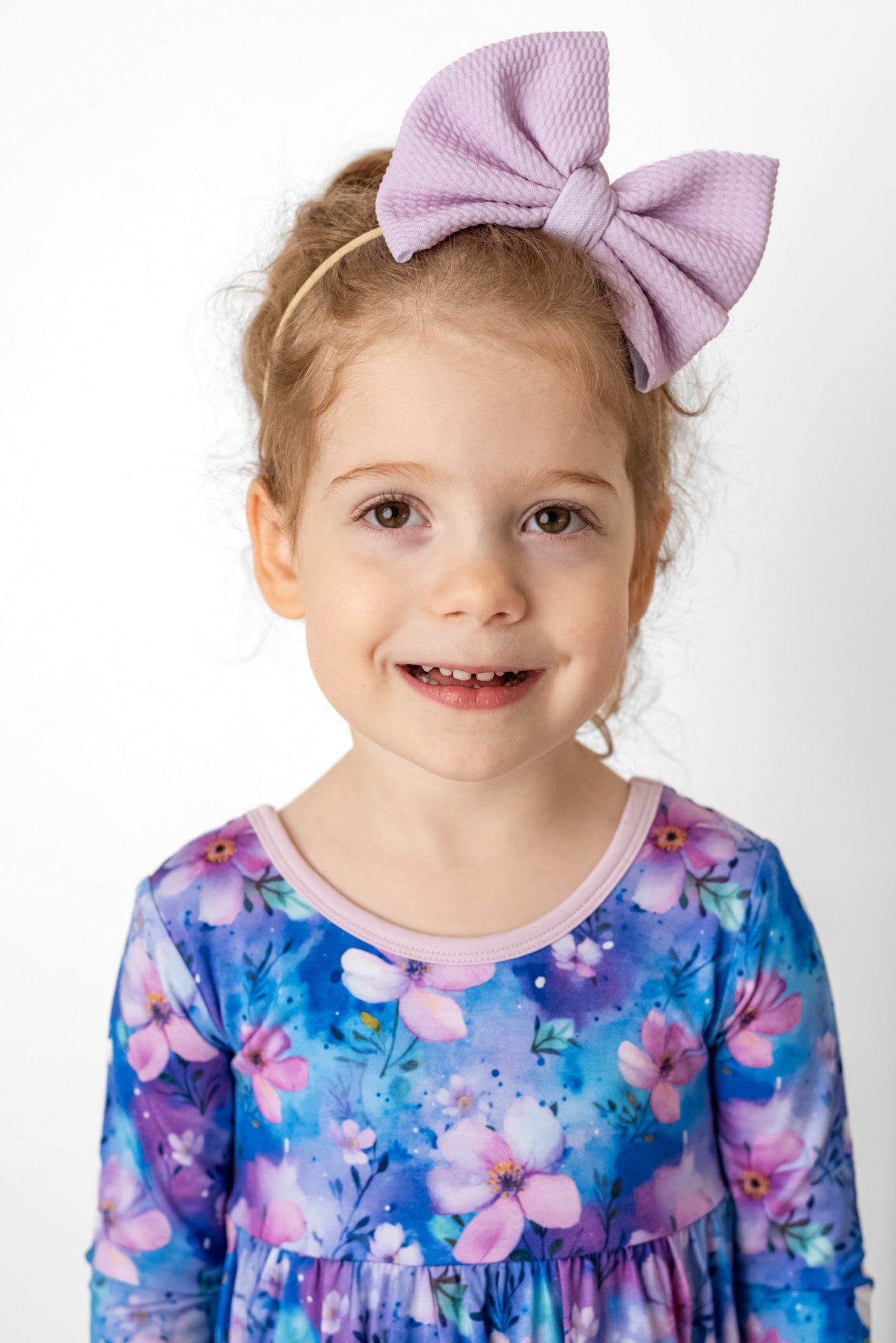 Orchid | Toddler Girl Nylon Bow