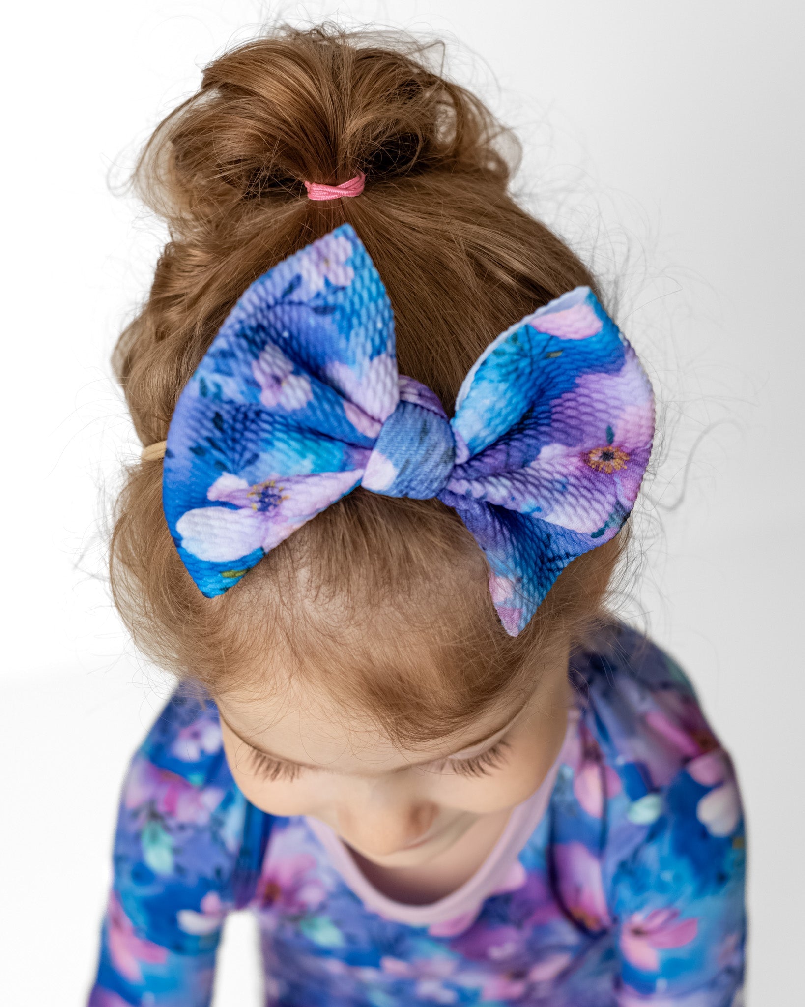 Dreamy Blooms | Toddler Girl Nylon Bow