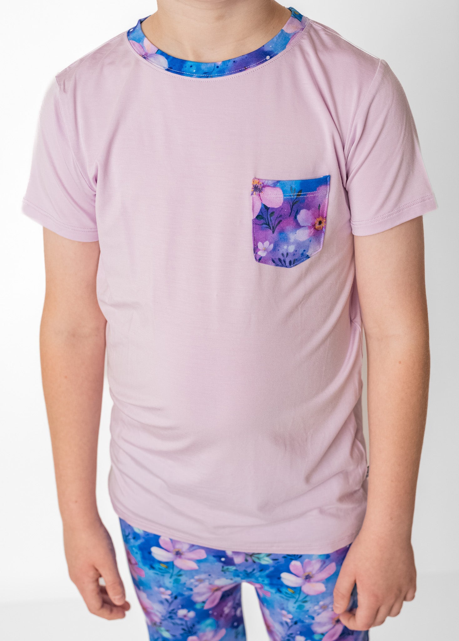 Orchid | Bamboo Toddler & Kids Pocket T-shirt