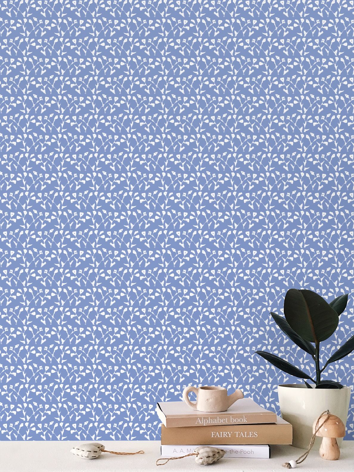 Genevieve Wallpaper (blue)