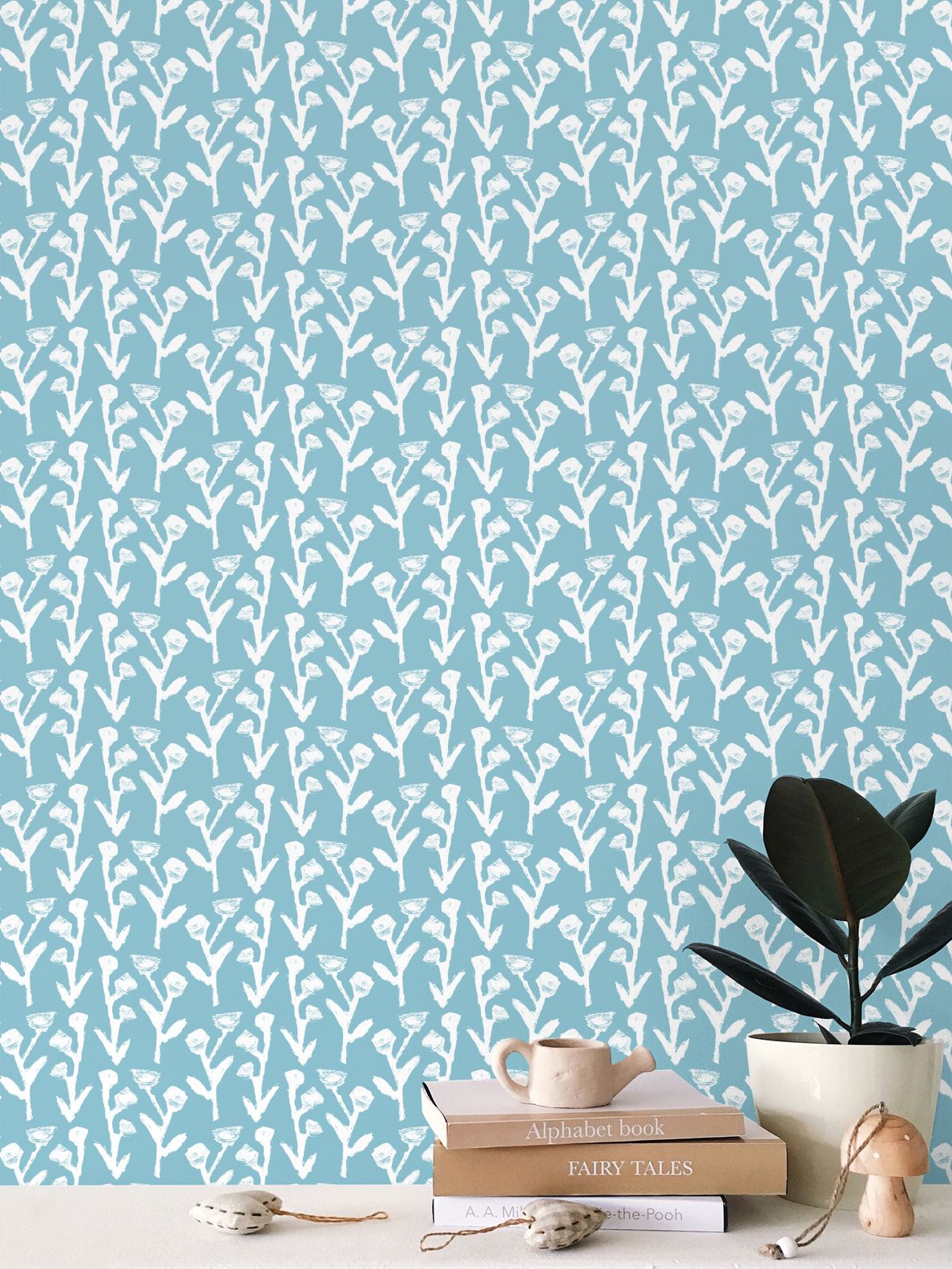 Ivy Wallpaper (slate)