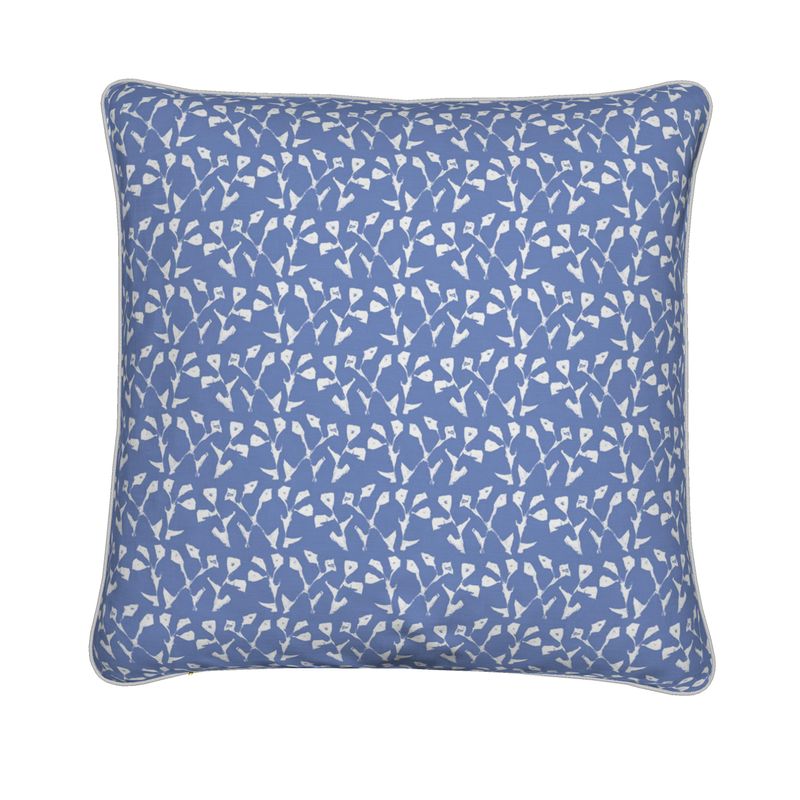 Genevieve Throw Pillow (blue)