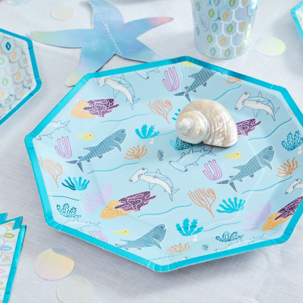 Shark Dinner Plates (8)