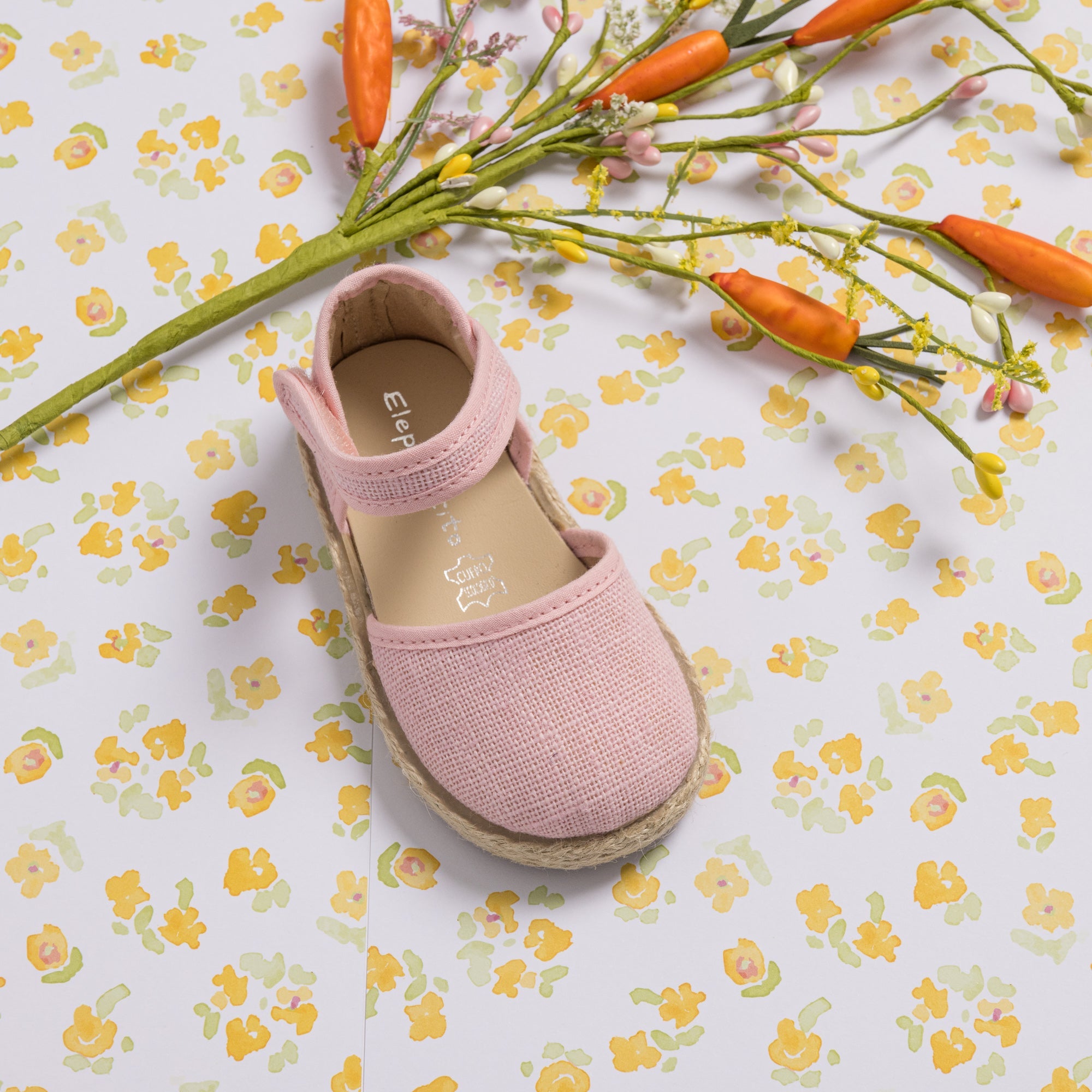 Linen Classic Espadrille Pink