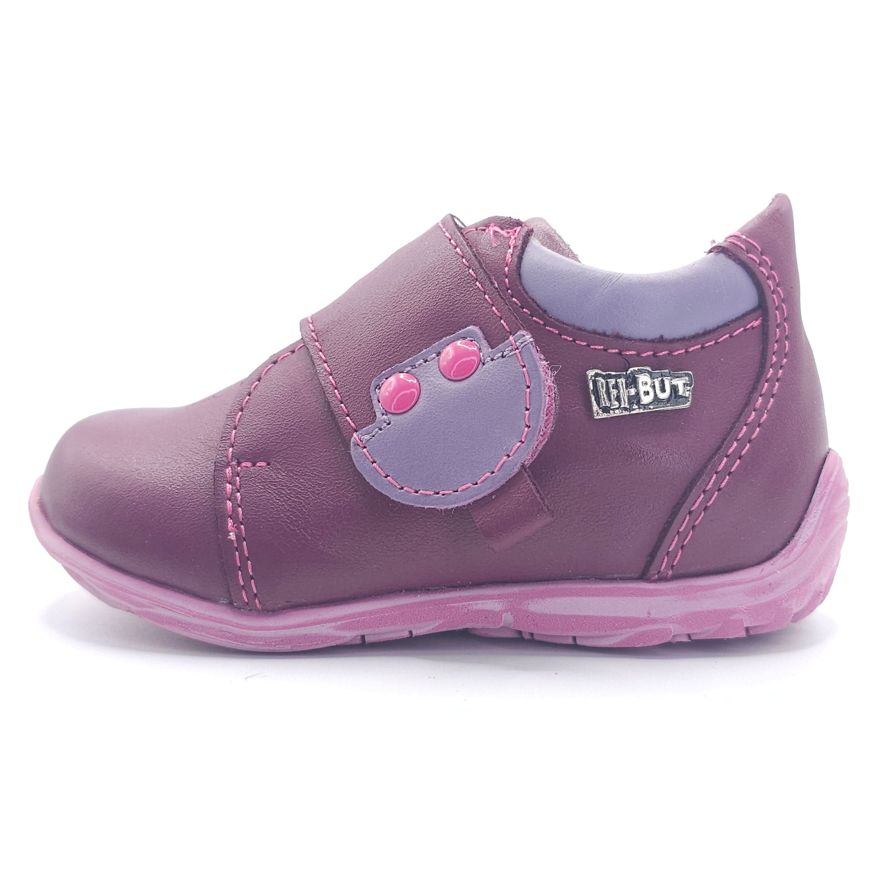 Girls Velcro Shoe In Purple