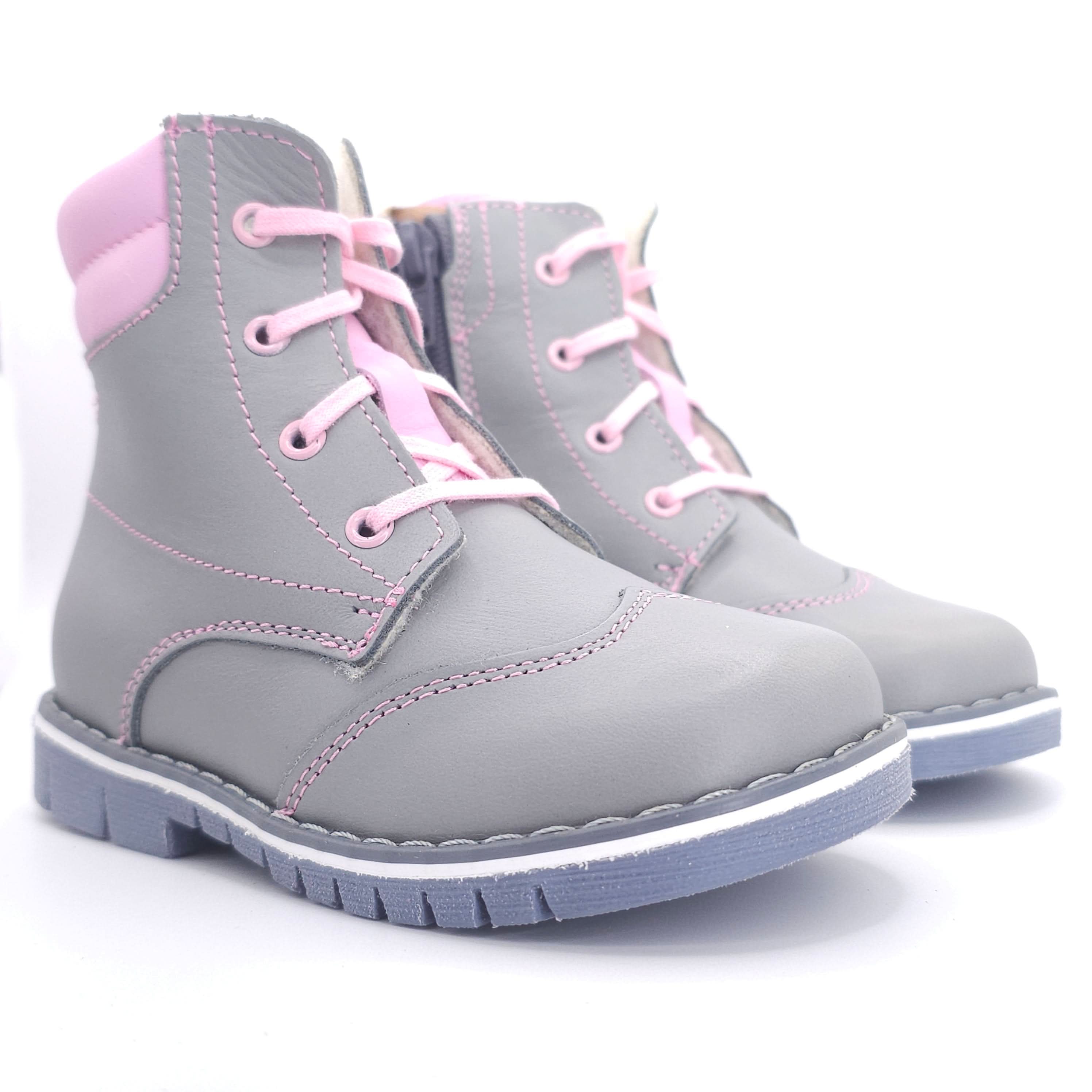 Girls Gray Winter Boot