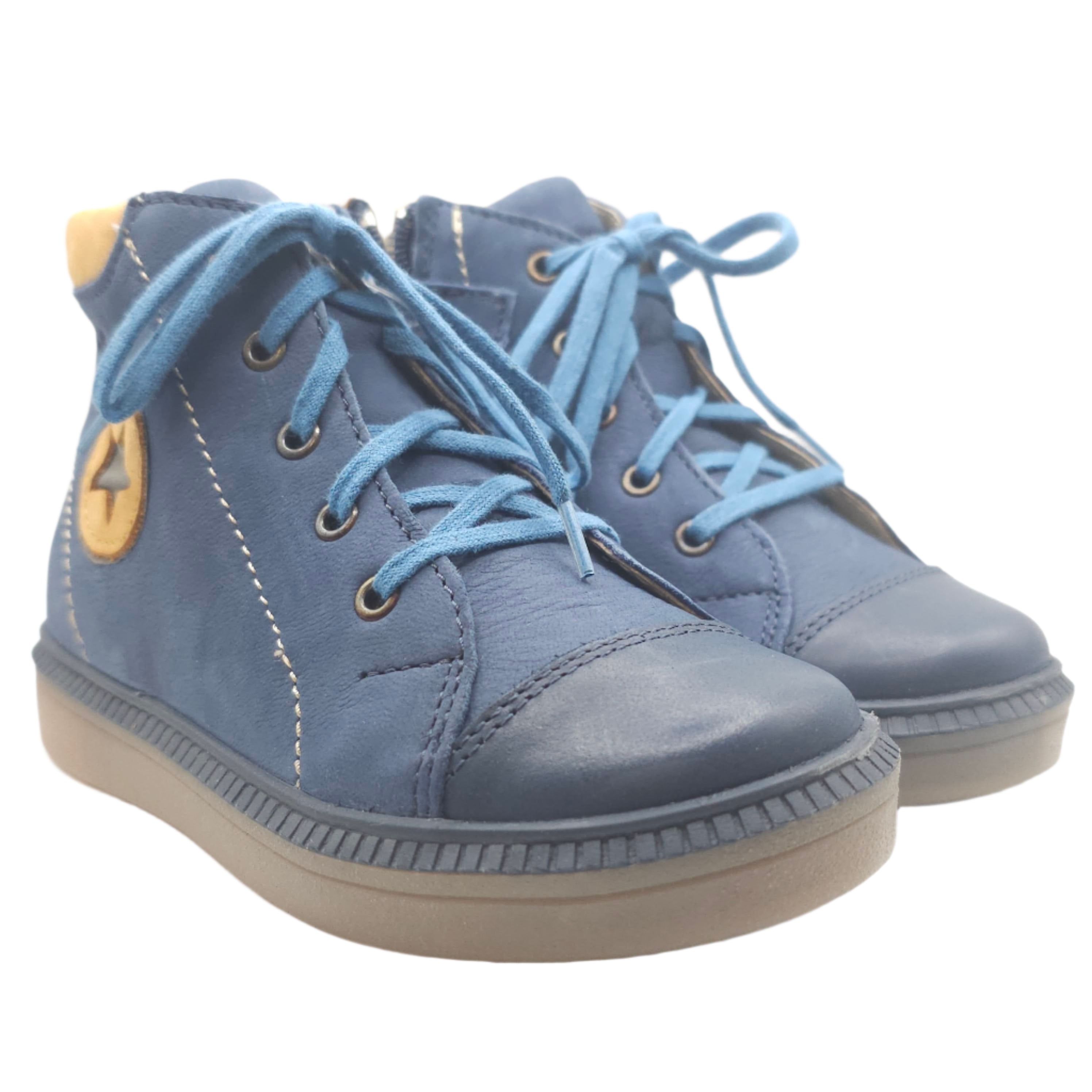 Boys Blue Navy Star Shoe