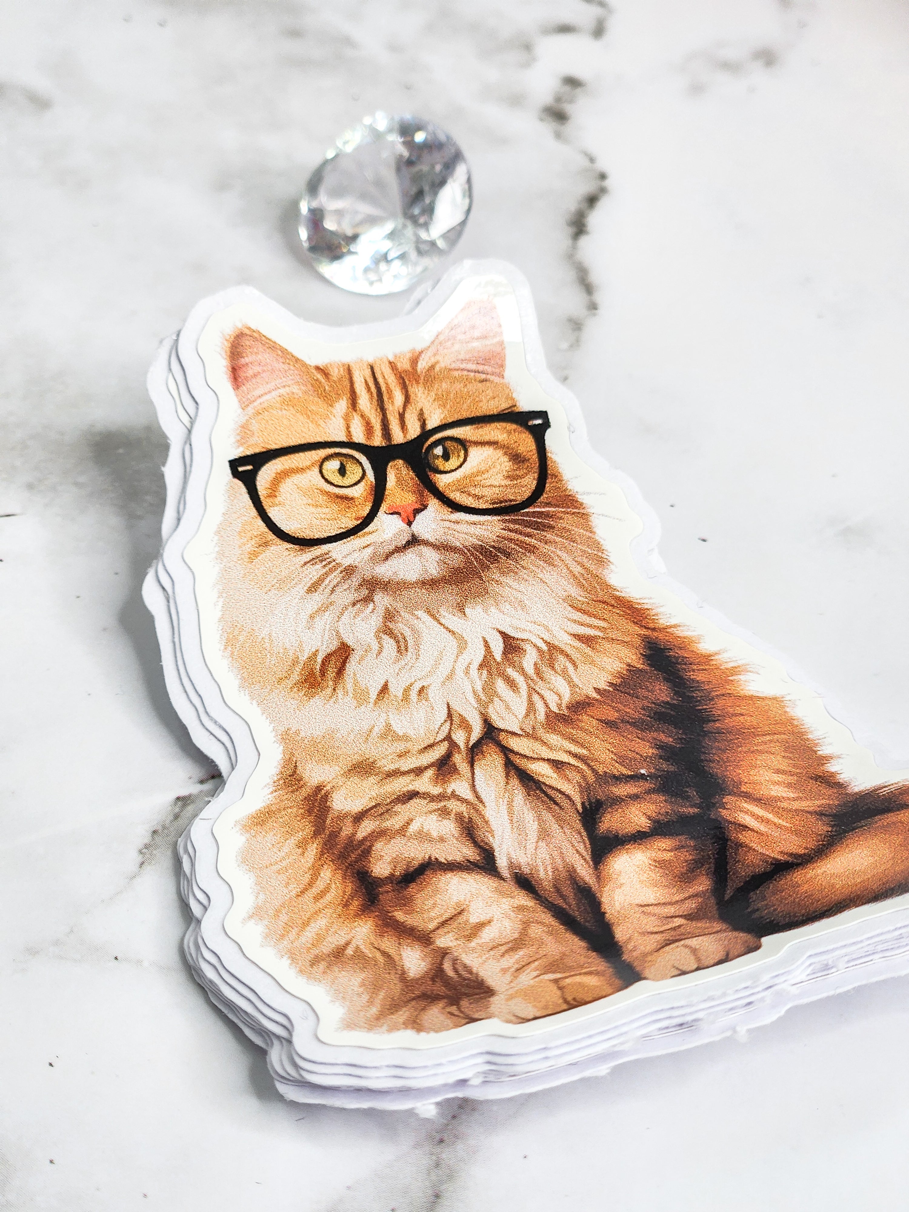 Chester Such A Smart Kitty Sticker