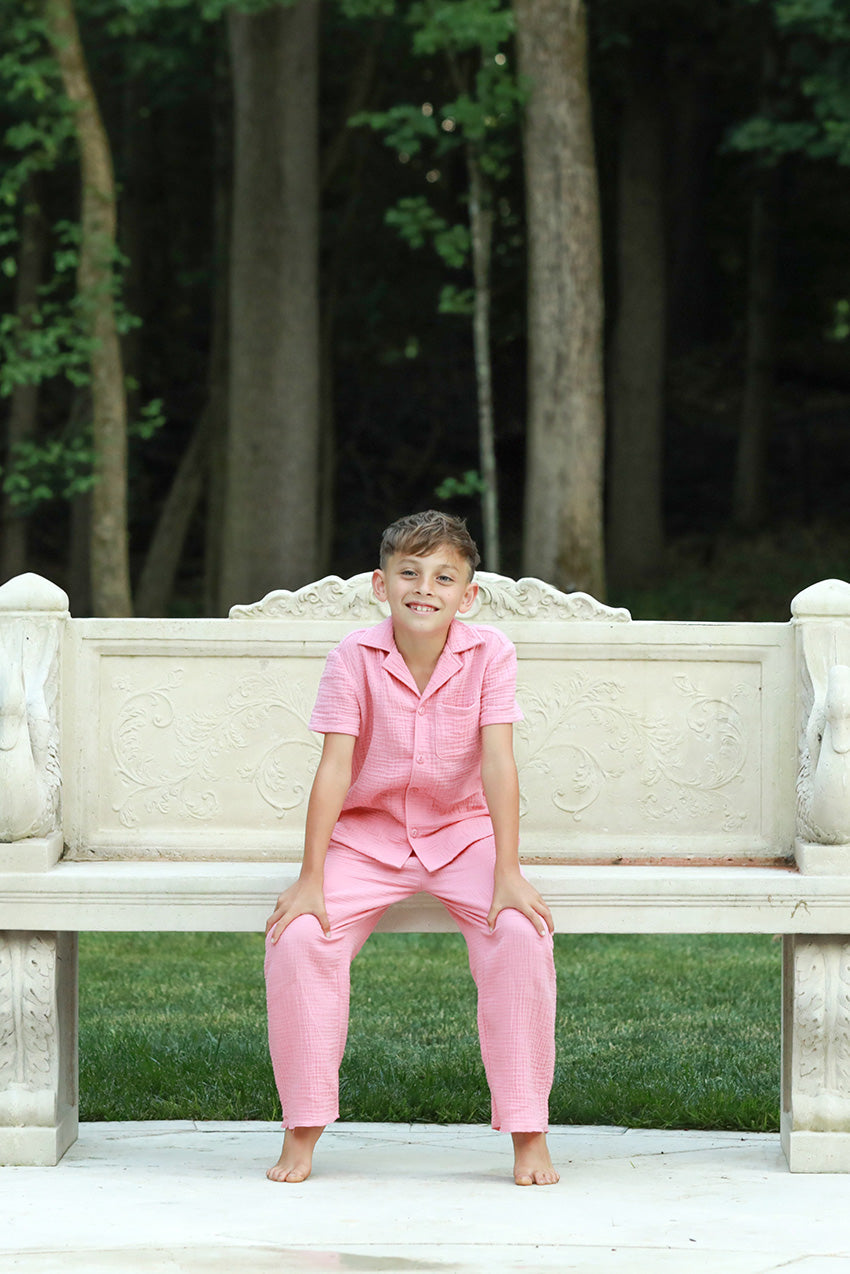 Organic Cotton Waffle Pant