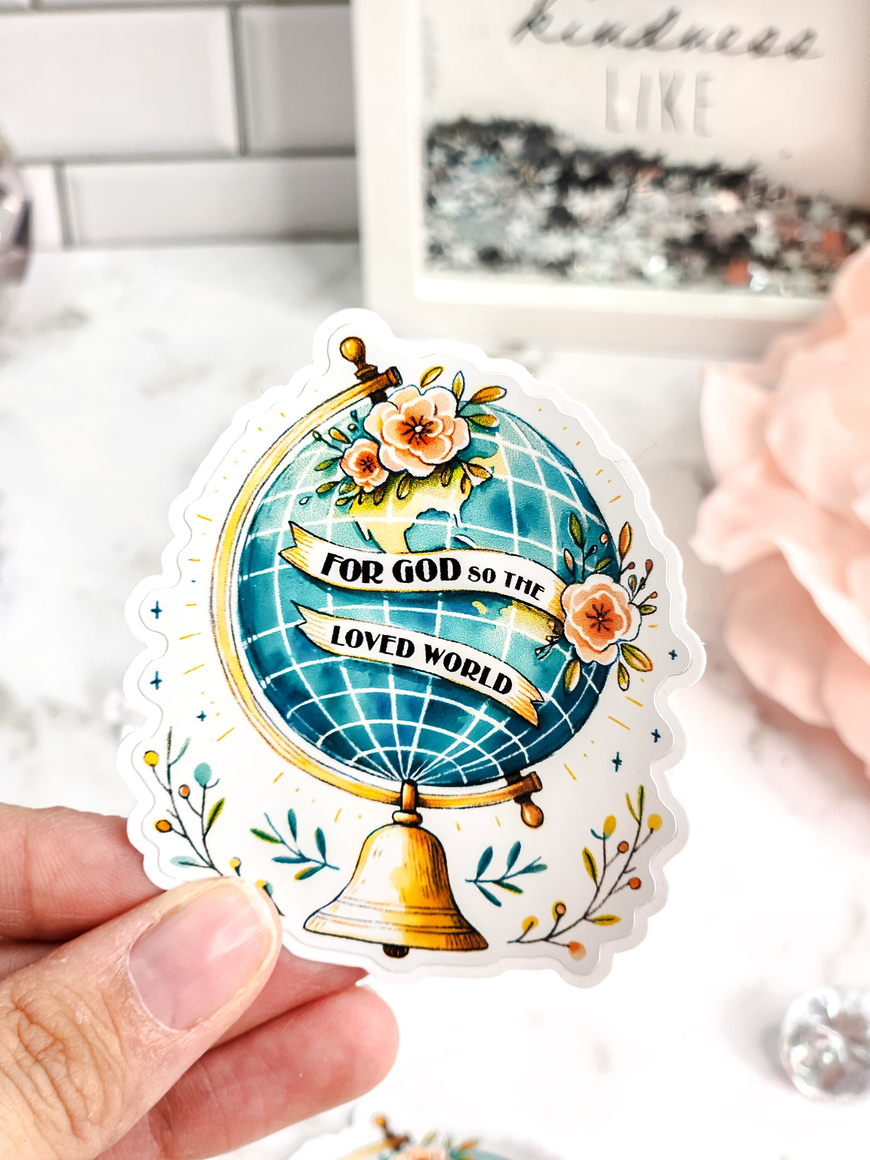 God Loves The Whole World Sticker