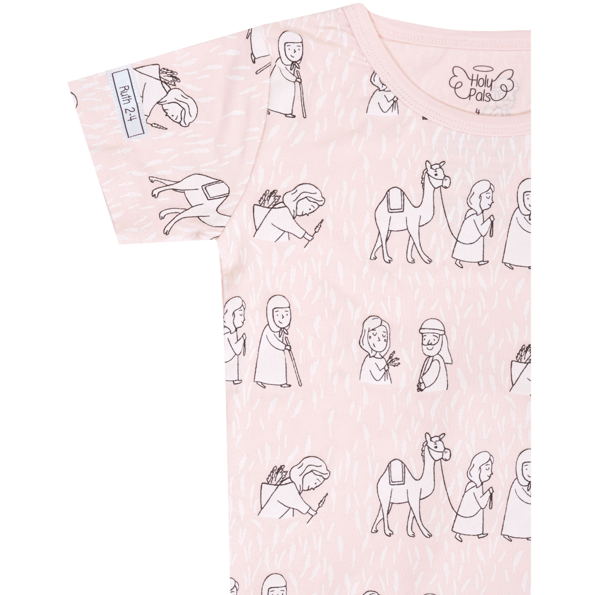 Ruth & Naomi Pj Short Sleeve & Pants Set Bamboo