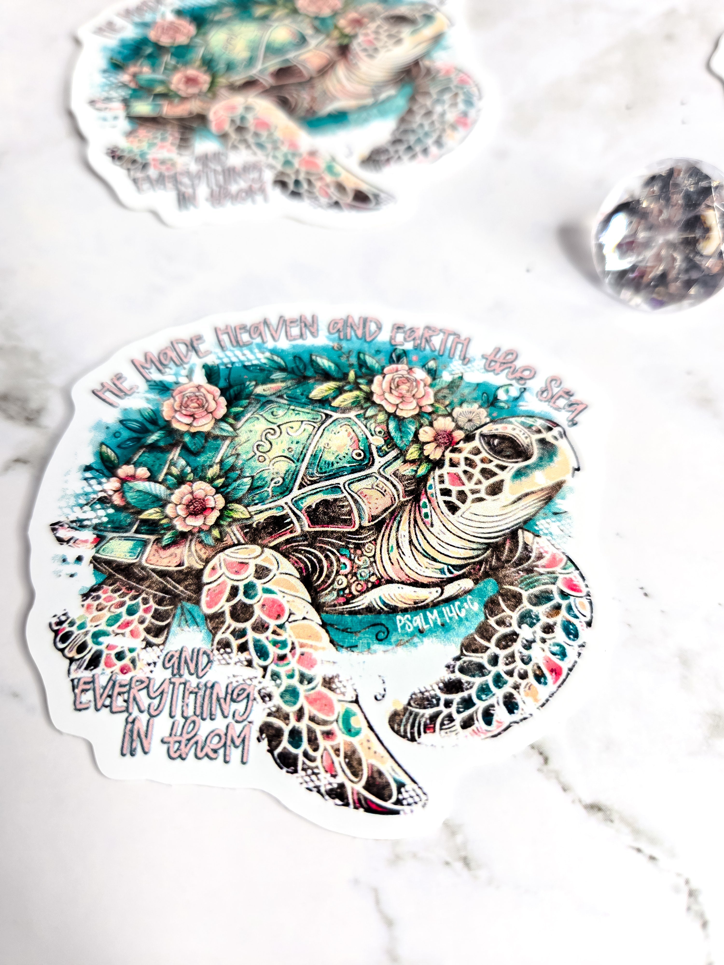 He Made Heaven, Earth, The Sea Sticker