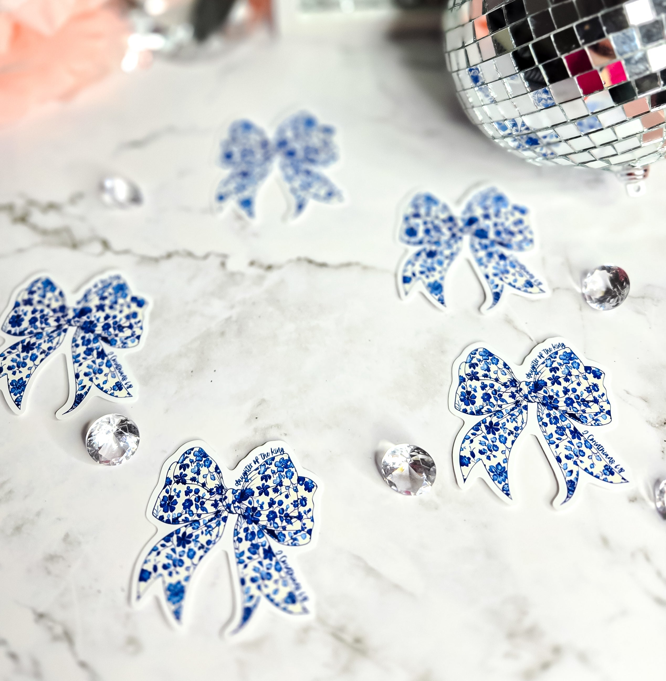 Daughter Of The King Bow Sticker