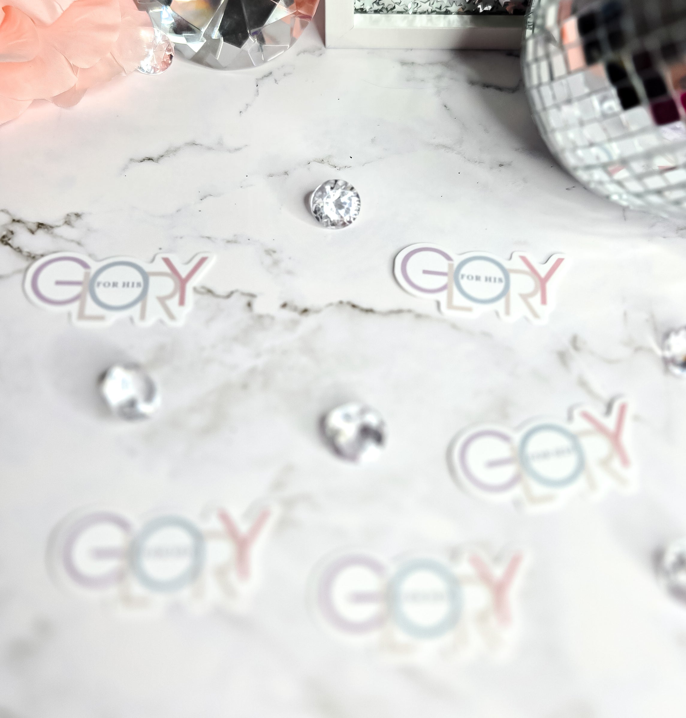 For His Glory Sticker