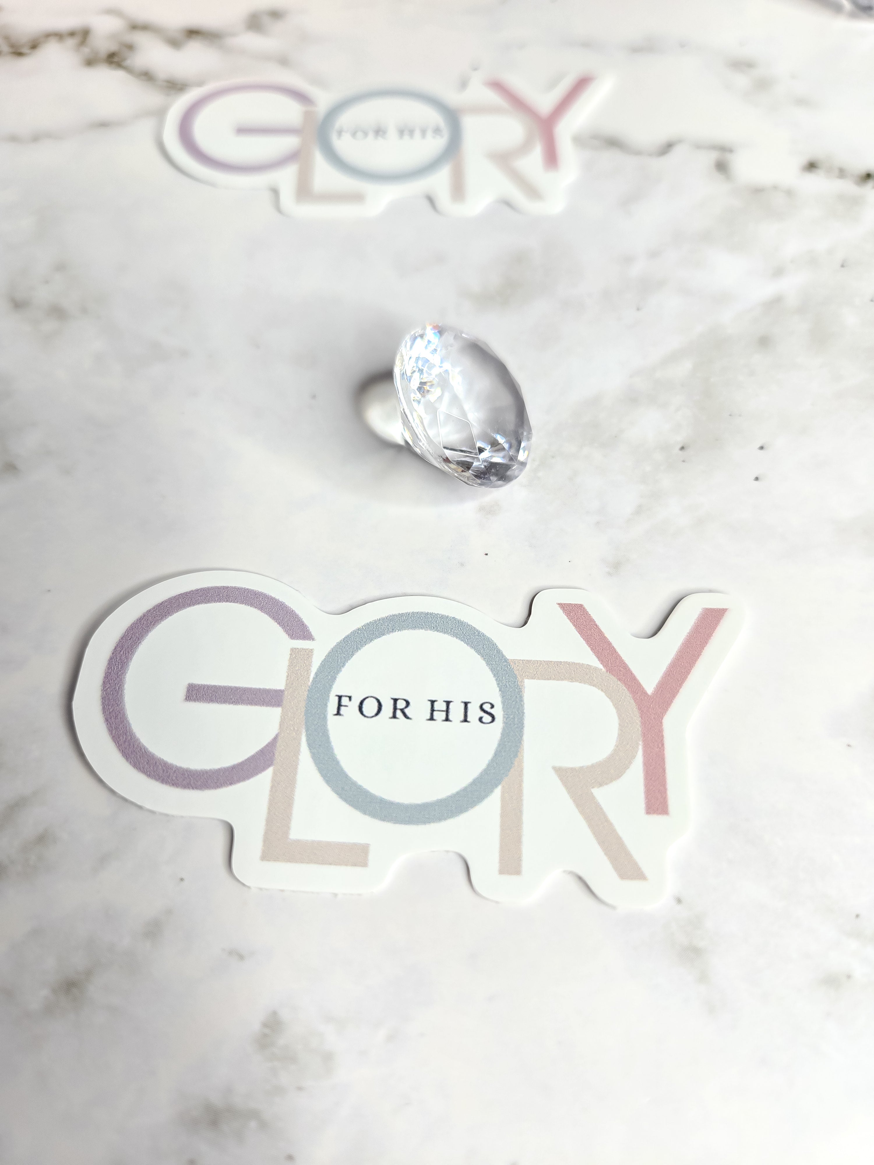For His Glory Sticker