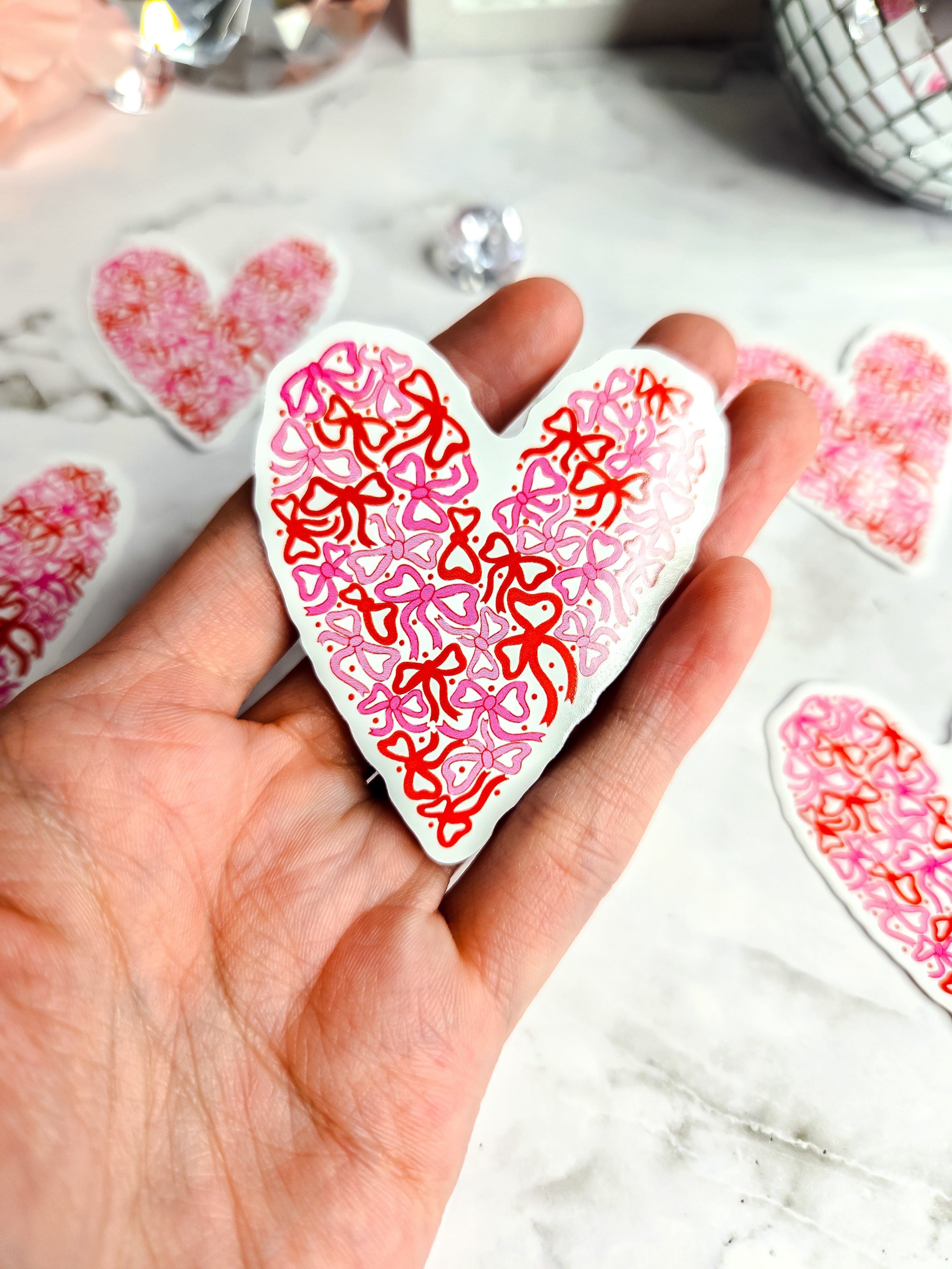 A Heart Full Of Bows Sticker
