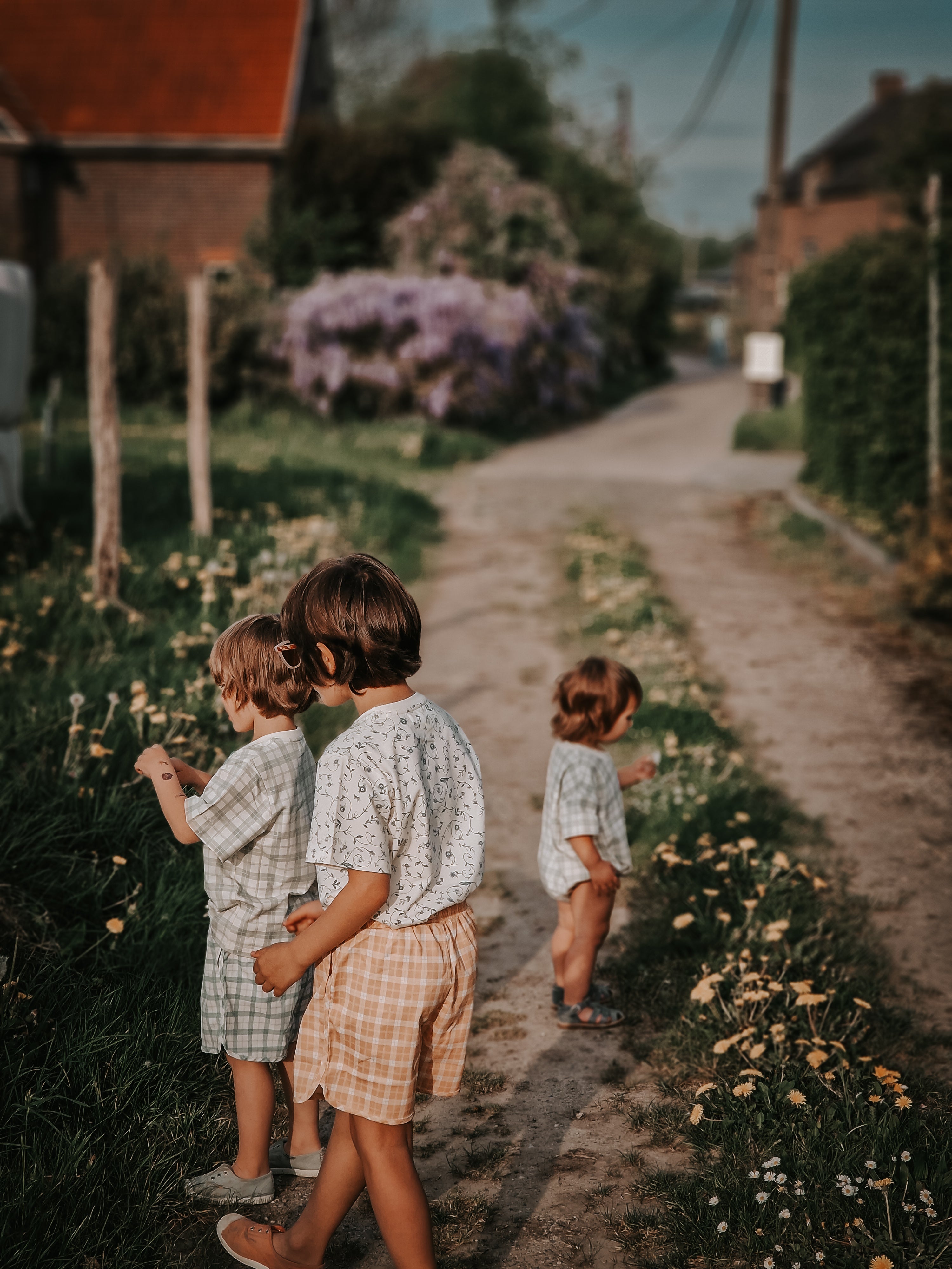 Oversized T-shirt | Organic Cotton Jersey - Scandi Floral