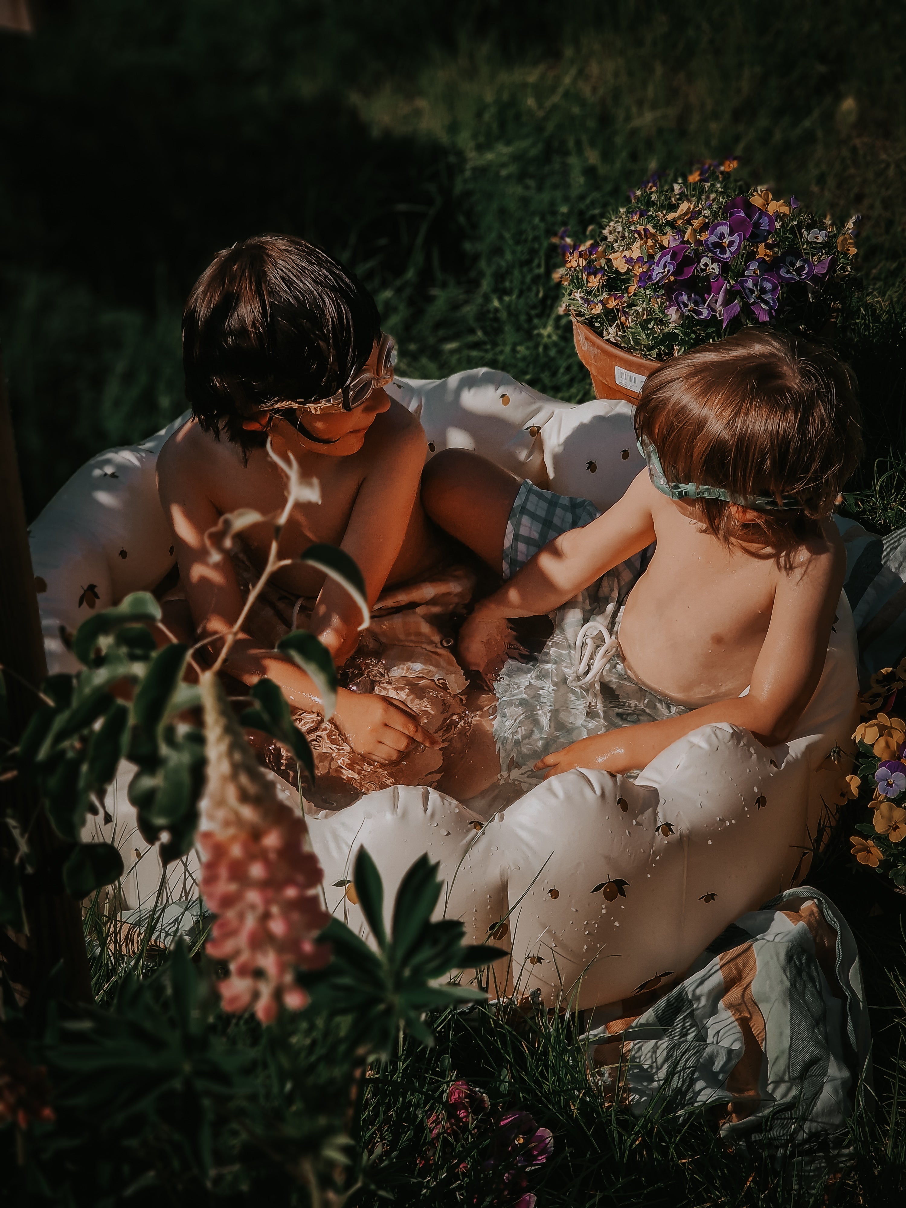 Swim Trunks | Upf + Recycled - Fern Plaid