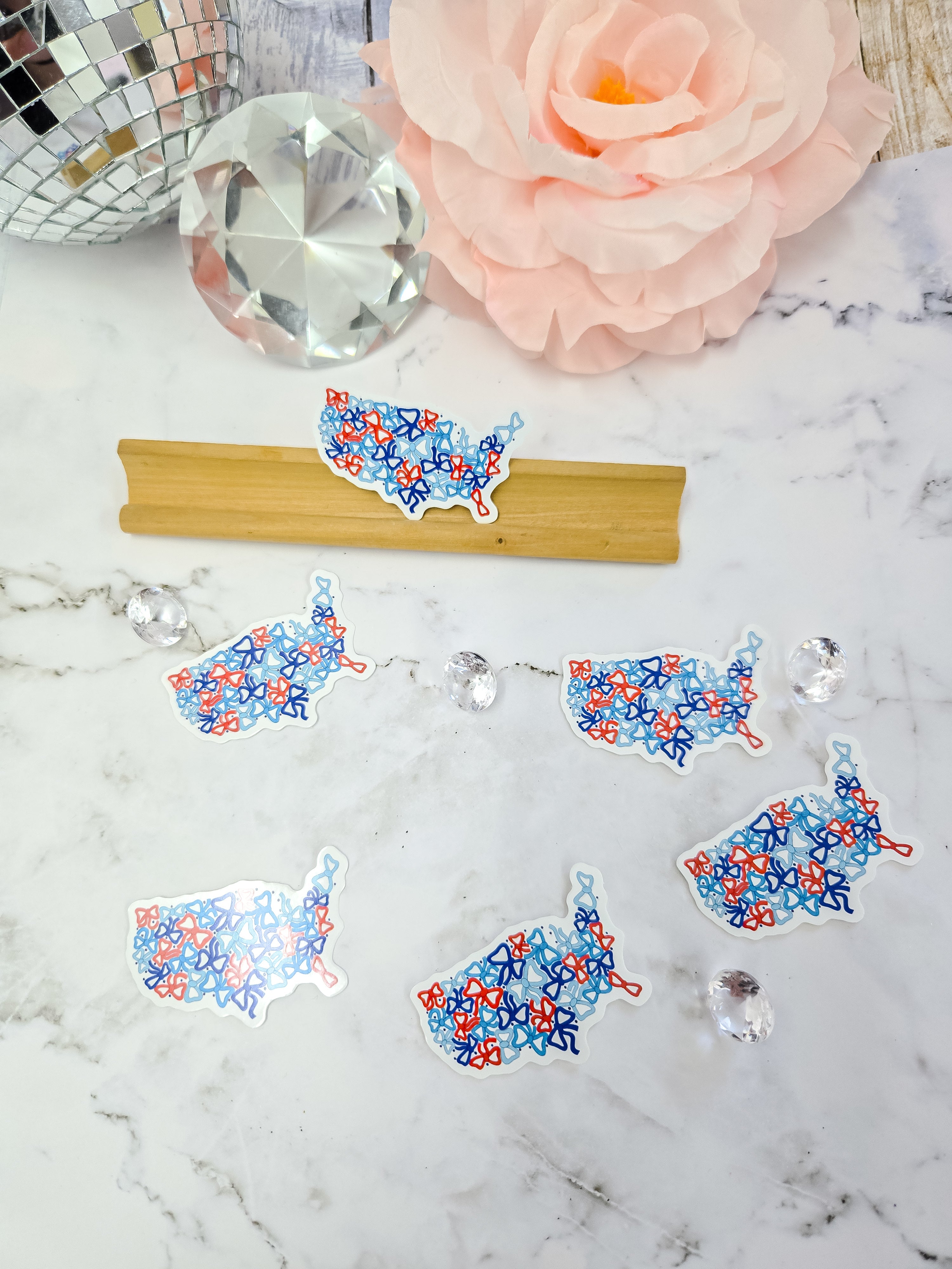 1776 Bows For The Red White And Blue