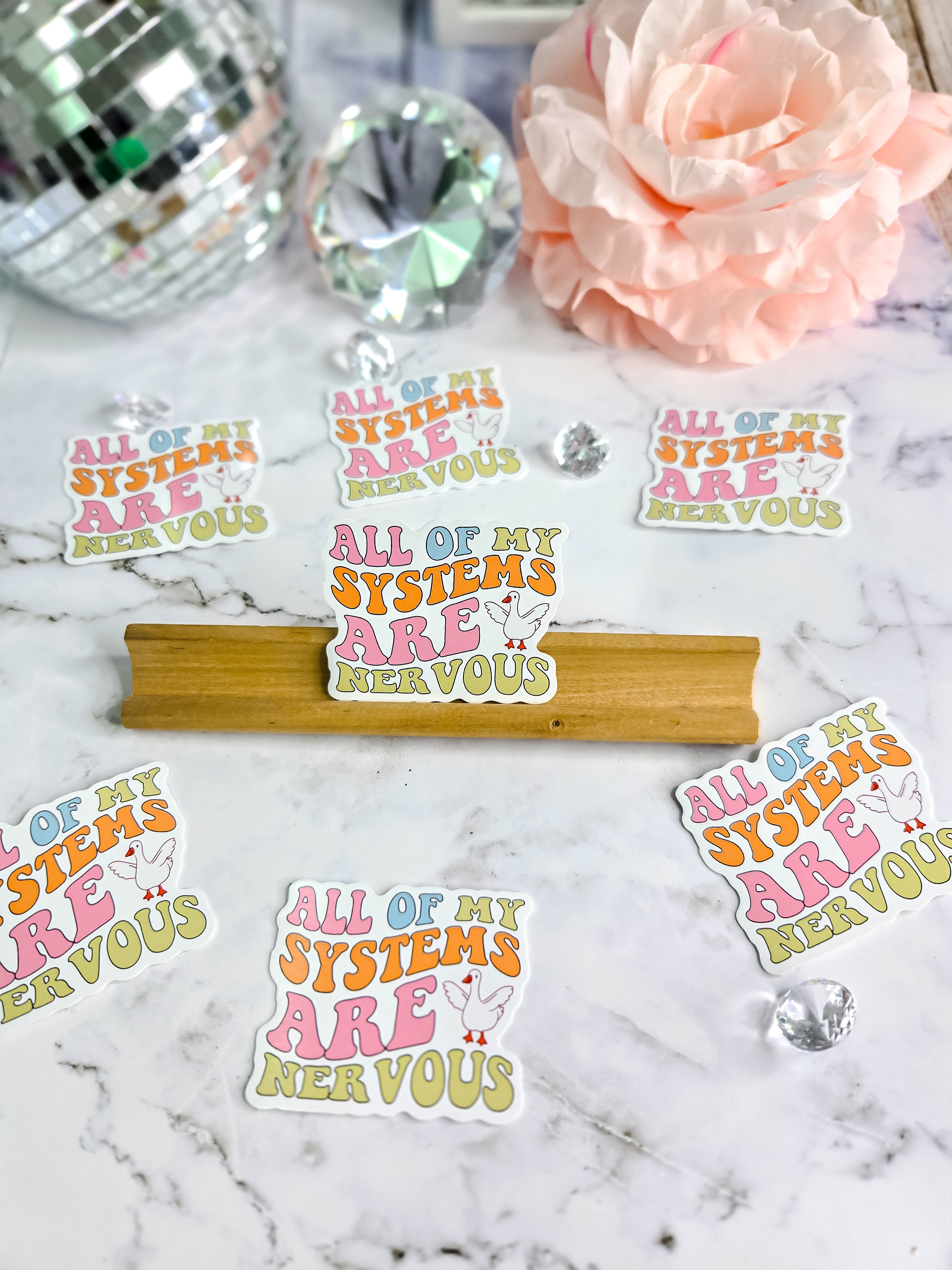 All Of My Systems Are Nervous Sticker